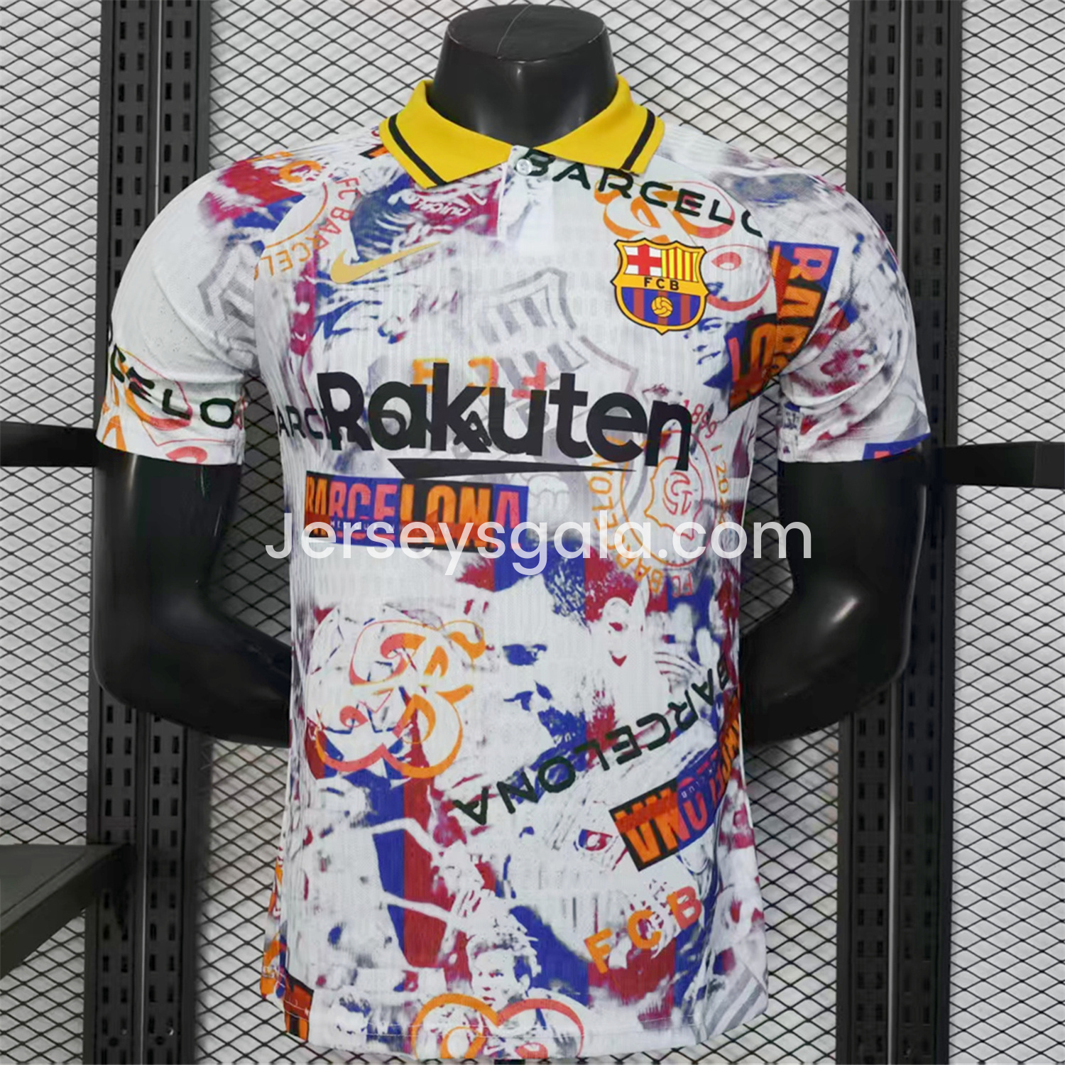 B.A.R.S.A 25-26 Team Logo Collection POLO Colorful Special Jersey - Player Version - ReplicasJersey