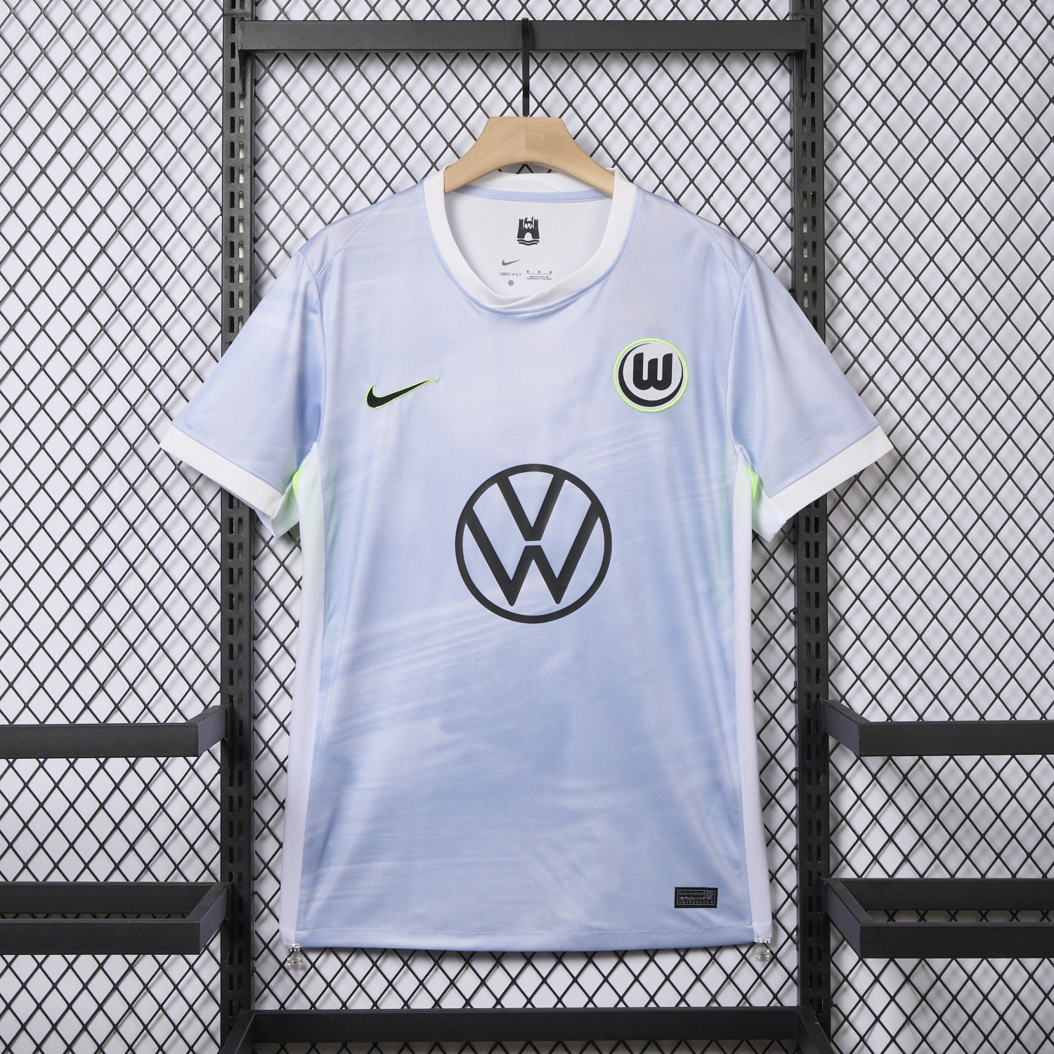 Wolfsburg 25-26 Away Jersey With Sponsor - Fans Version - ReplicasJersey