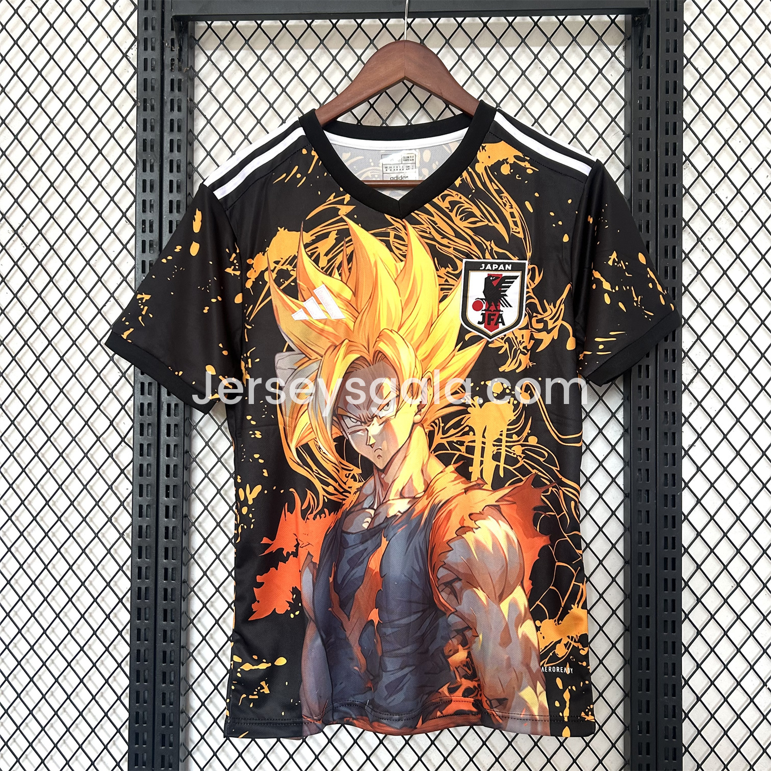 Japan 25-26 Half-length Of Blond Son Goku Special Edition Jersey - Fans Version - ReplicasJersey