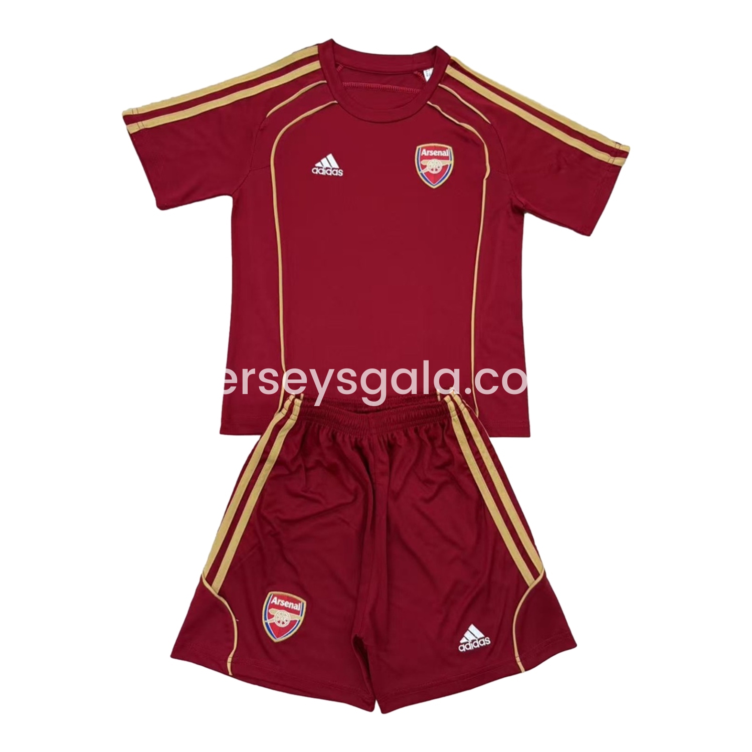 Arsenal 25-26 Urban Purtist Throwback Red Men's Adult Jersey Set - Fans Version - ReplicasJersey