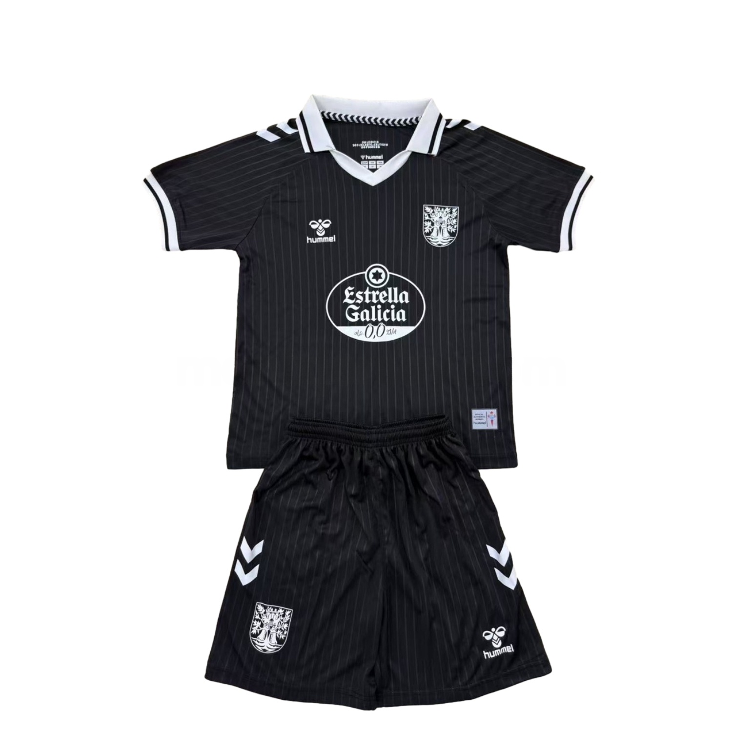 Celta Vigo 24-25 Oliveira Dos Cen Anos Black Kids Kit - ReplicasJersey