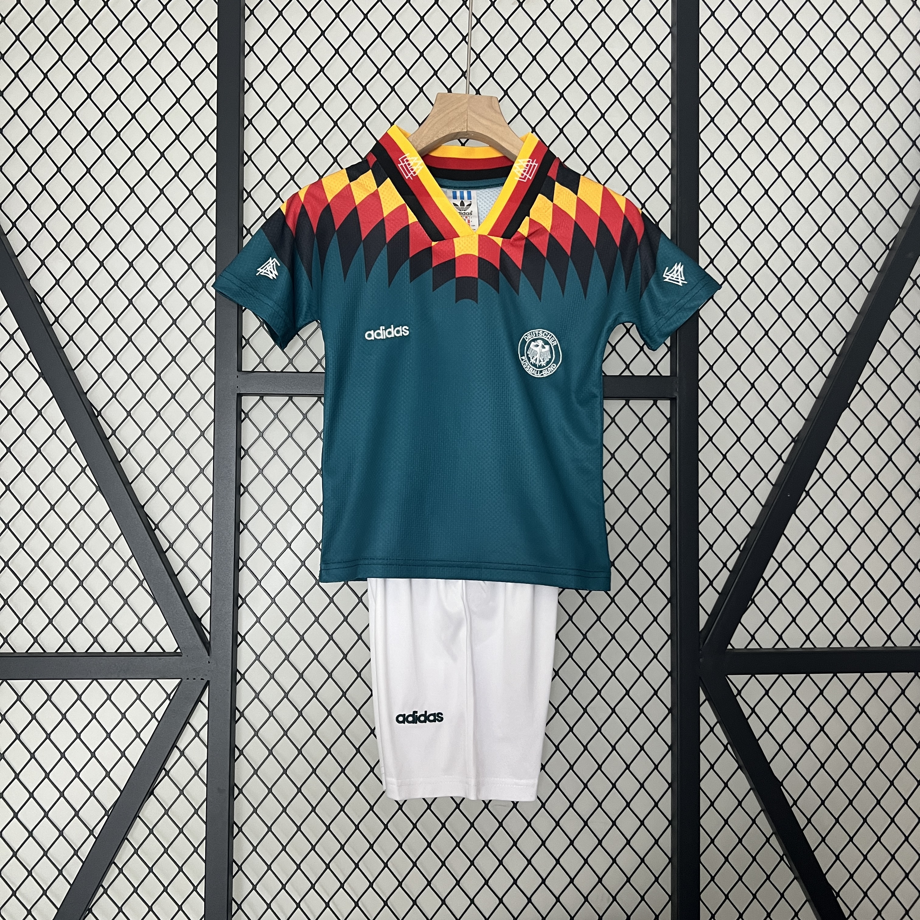 Retro Germany 1994 Away Stadium Kids Kit - ReplicasJersey