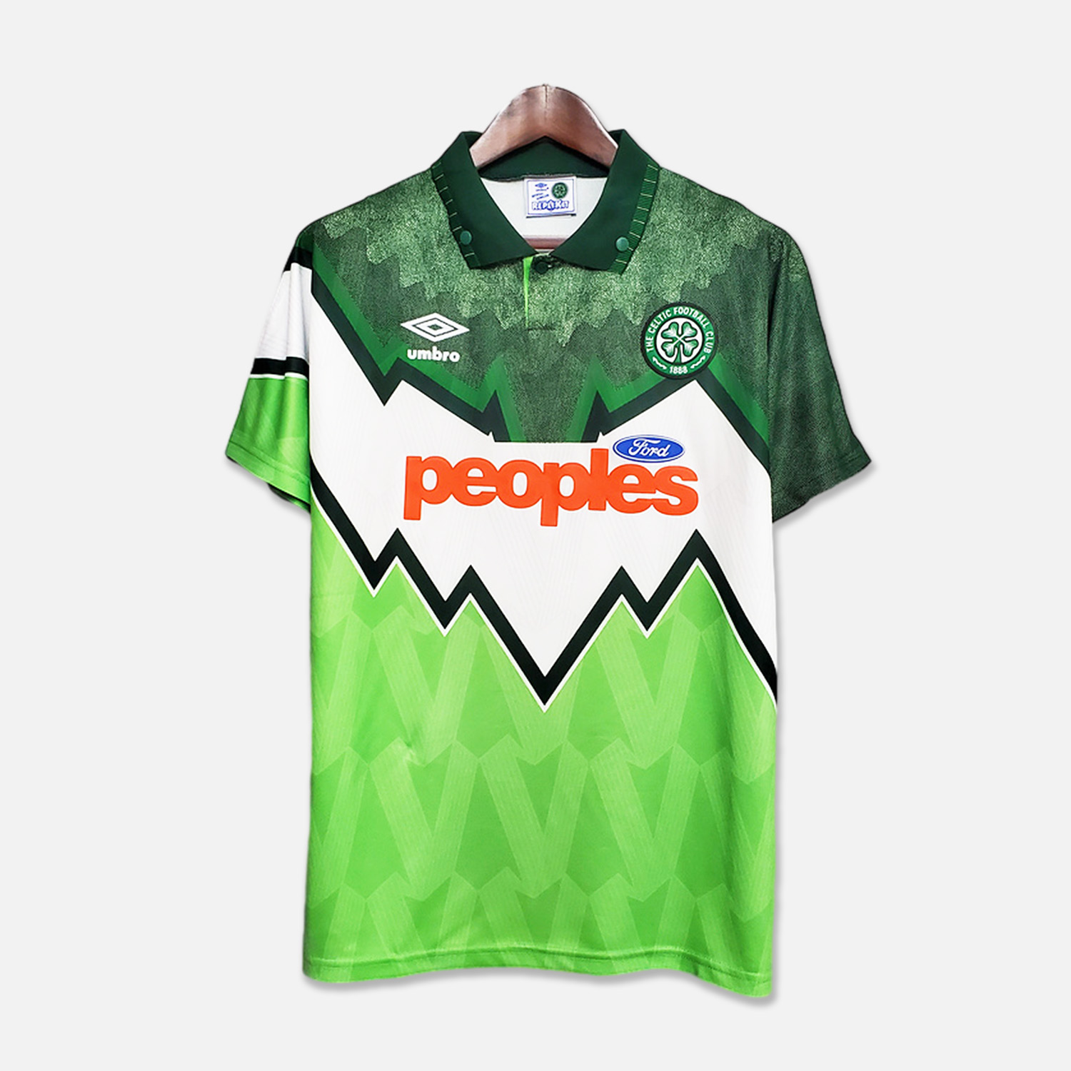 Retro Celtic 91-92 Away Stadium Jersey - ReplicasJersey