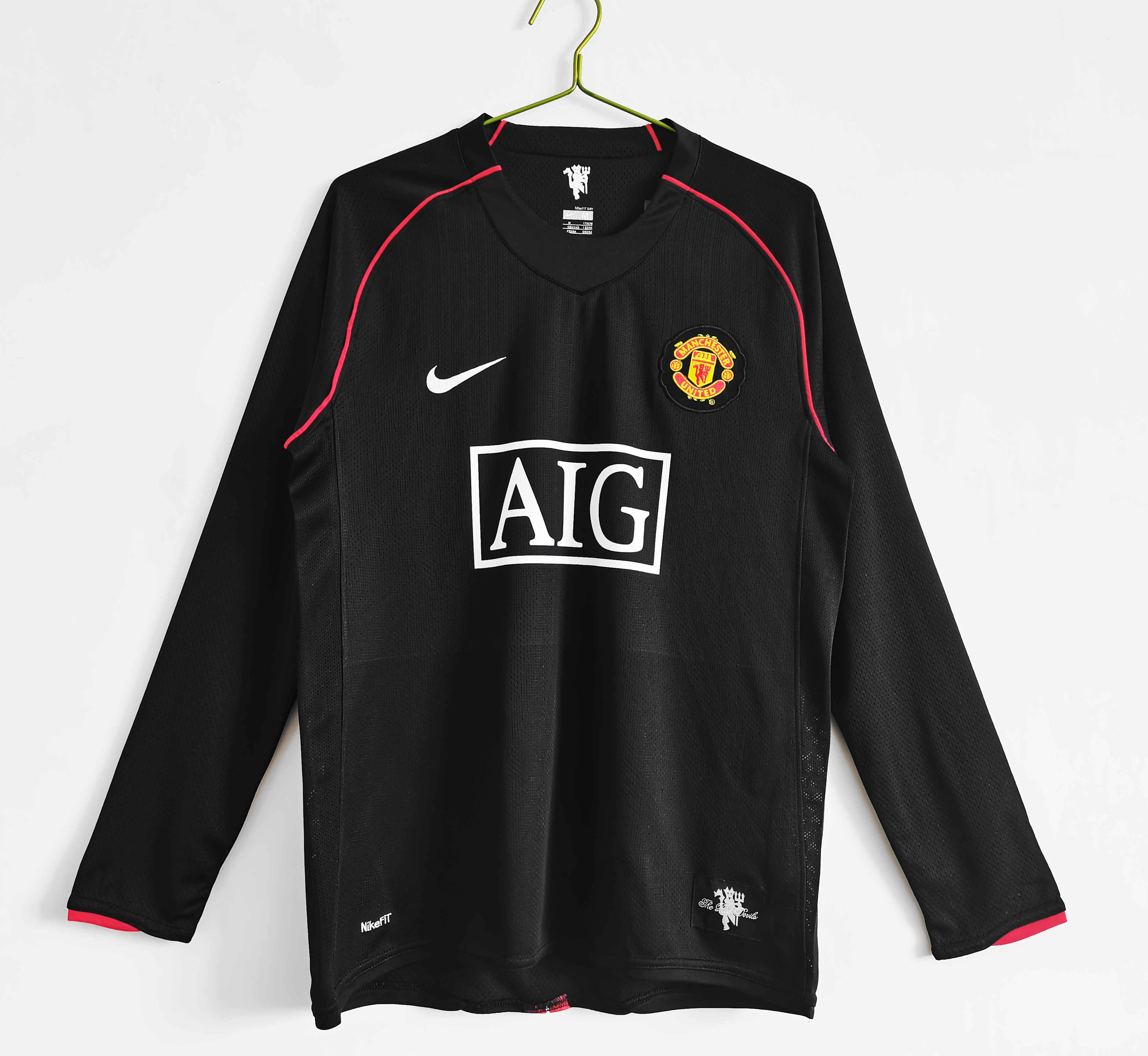 Manchester United Retro 07-08 Away Long Sleeve Jersey - ReplicasJersey