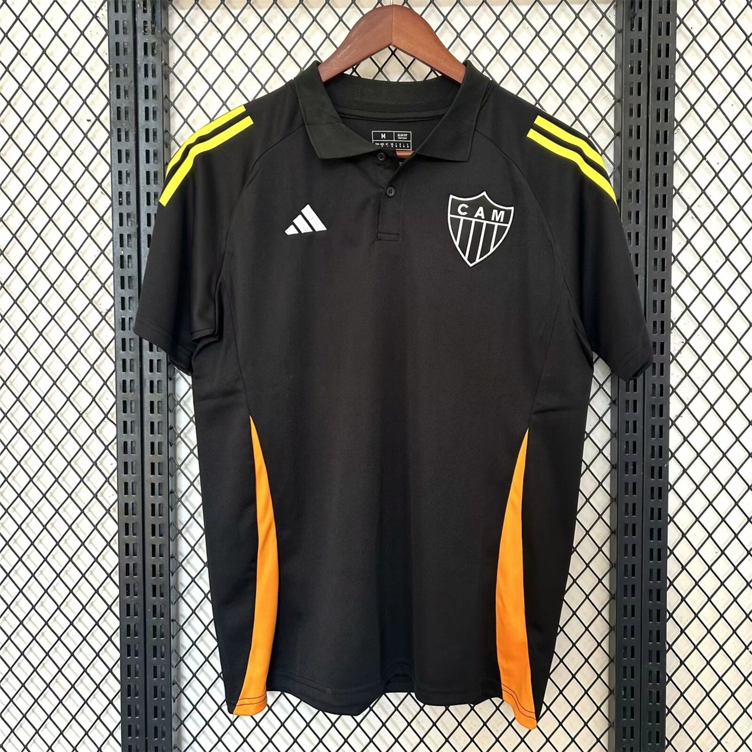 Atletico Mineiro 24-25 Black Training Jersey with Polo Collar - Fans Version - ReplicasJersey