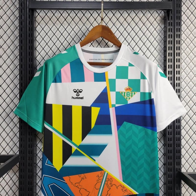 Real Betis 2024 Spring Festival Pre-match Jersey - Fans Version - ReplicasJersey