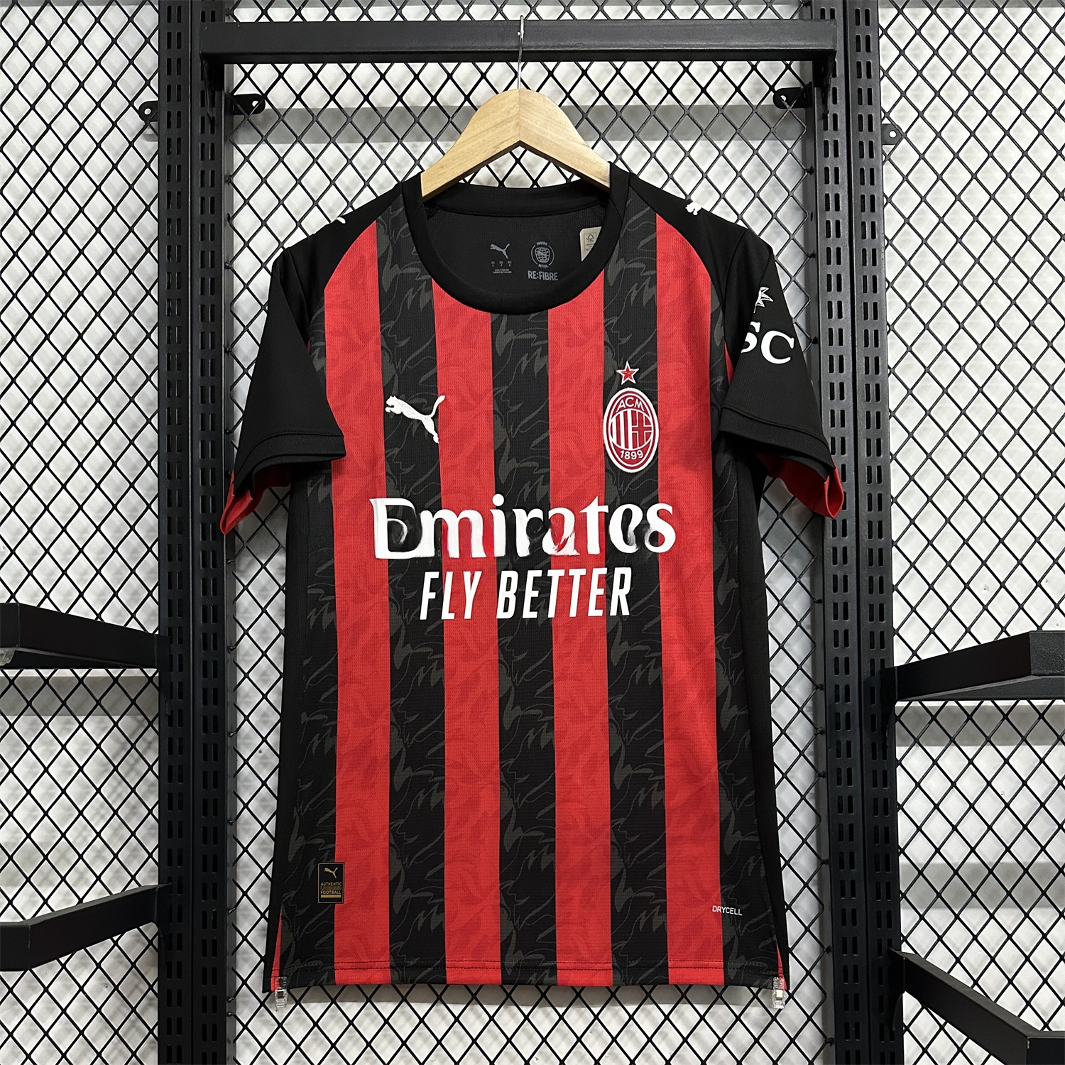 AC Milan 25-26 Home Jersey - Fans Version - ReplicasJersey