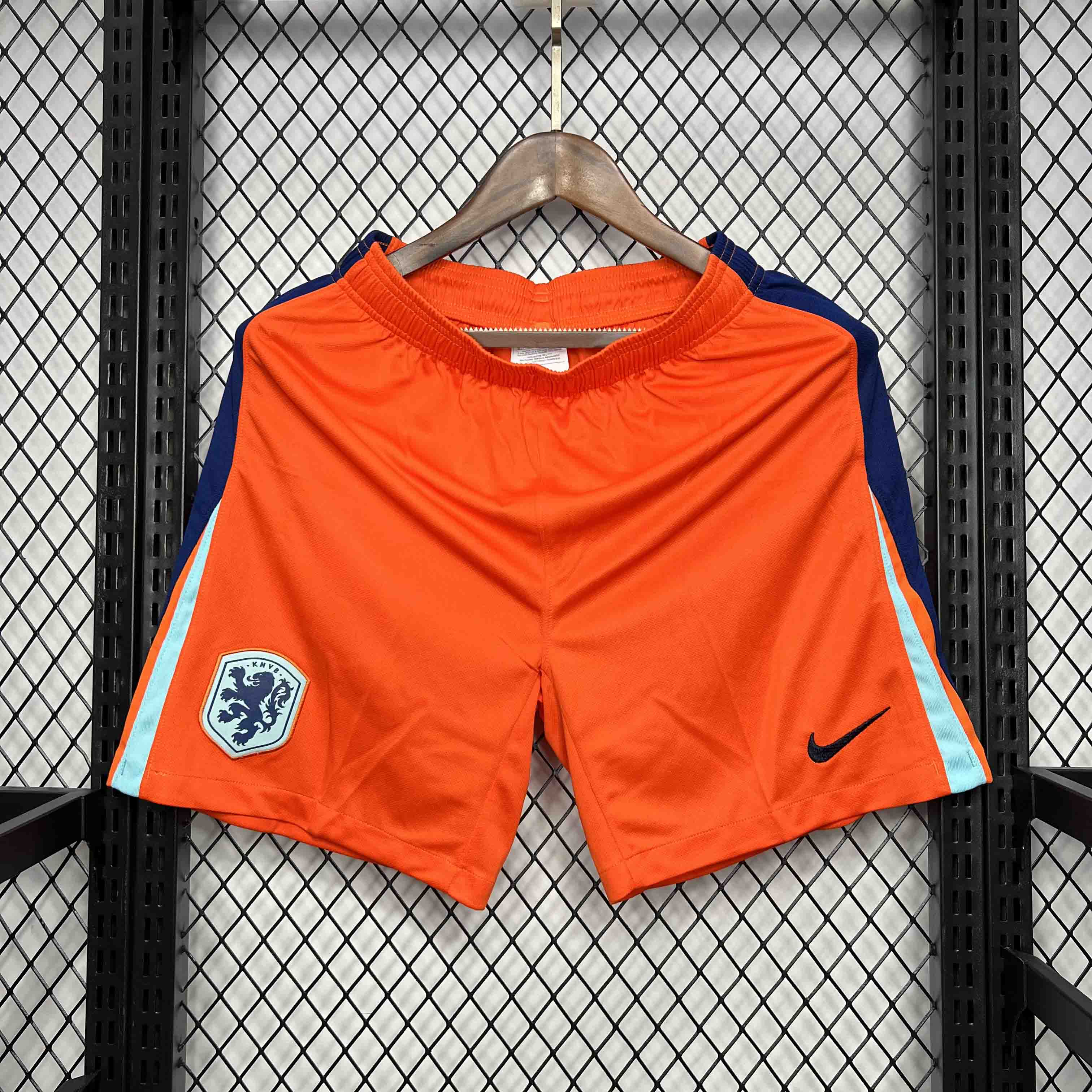 Netherlands 2024 Home Shorts - Fans Version - ReplicasJersey