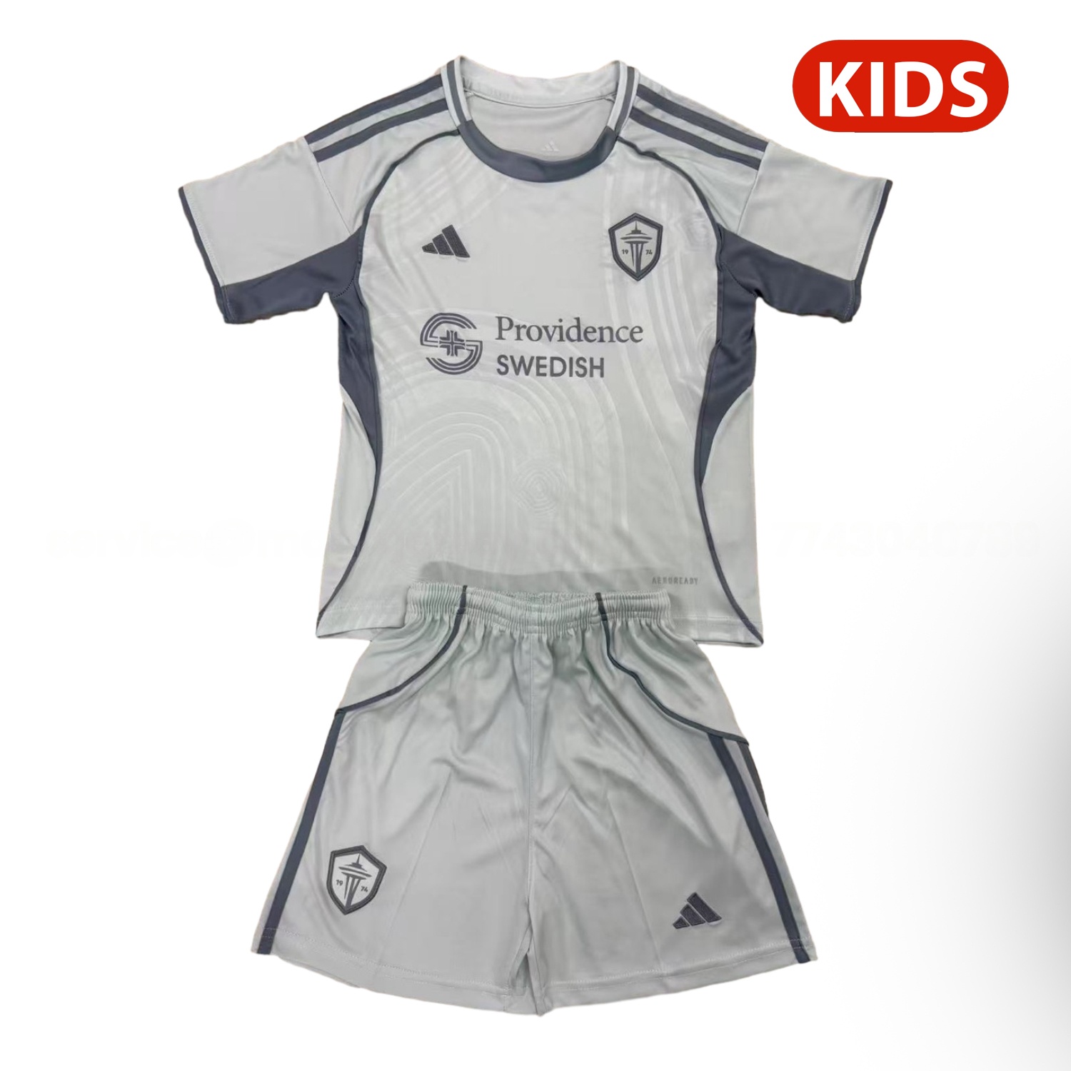 Seattle Sounders 25-26 Pre-Match Training Kids Kit - ReplicasJersey
