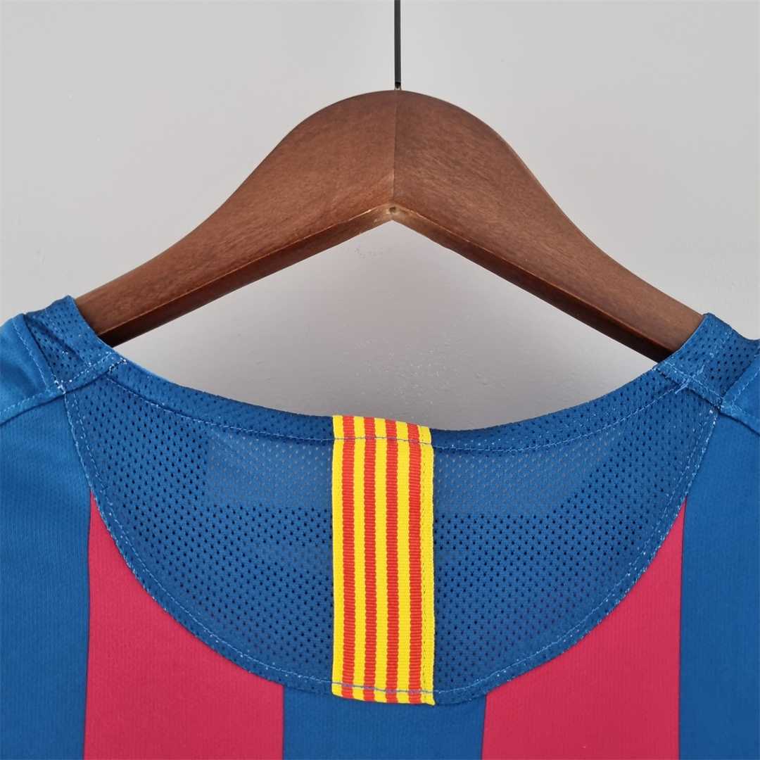 B.A.R.S.A Retro 05-06 Home Long Sleeve Jersey - UEFA Champions League Final - ReplicasJersey