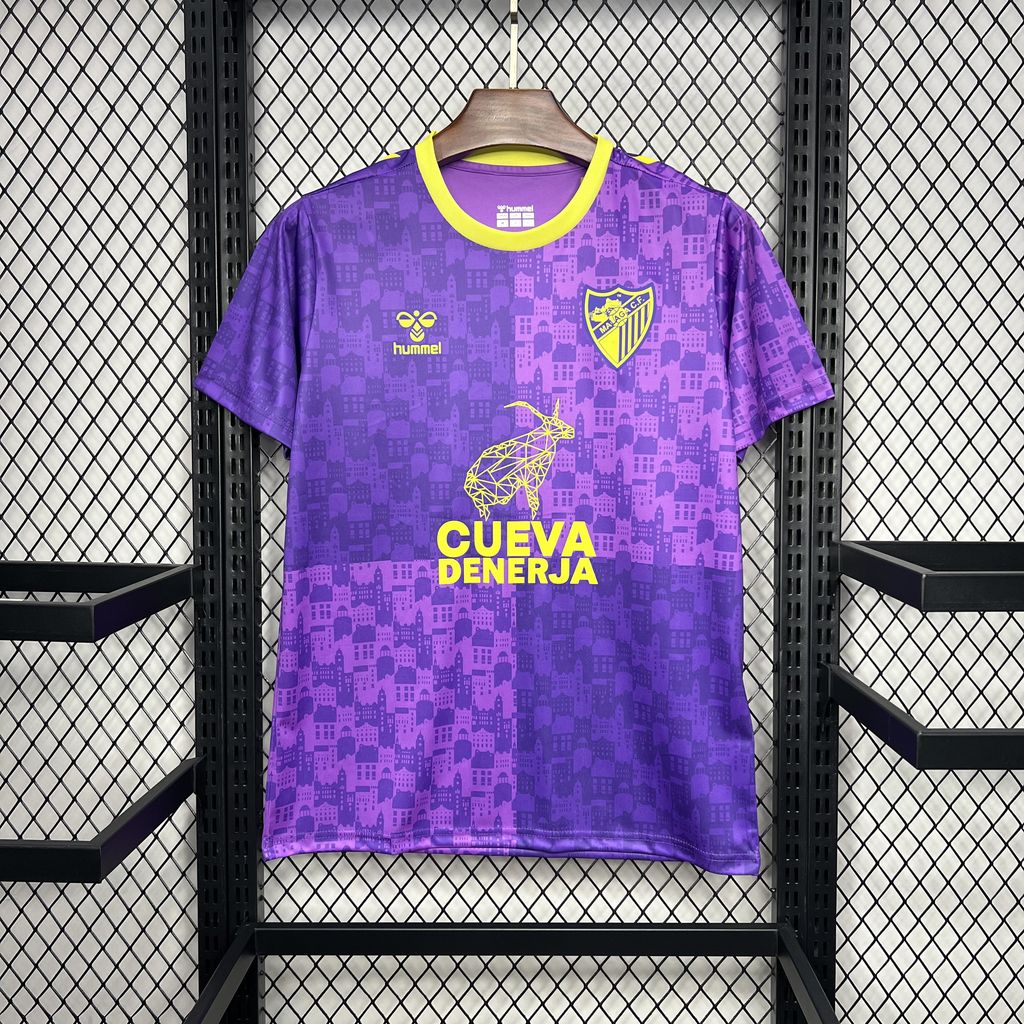 Malaga 24-25 Purple Pre-Match Jersey - Fans Version - ReplicasJersey