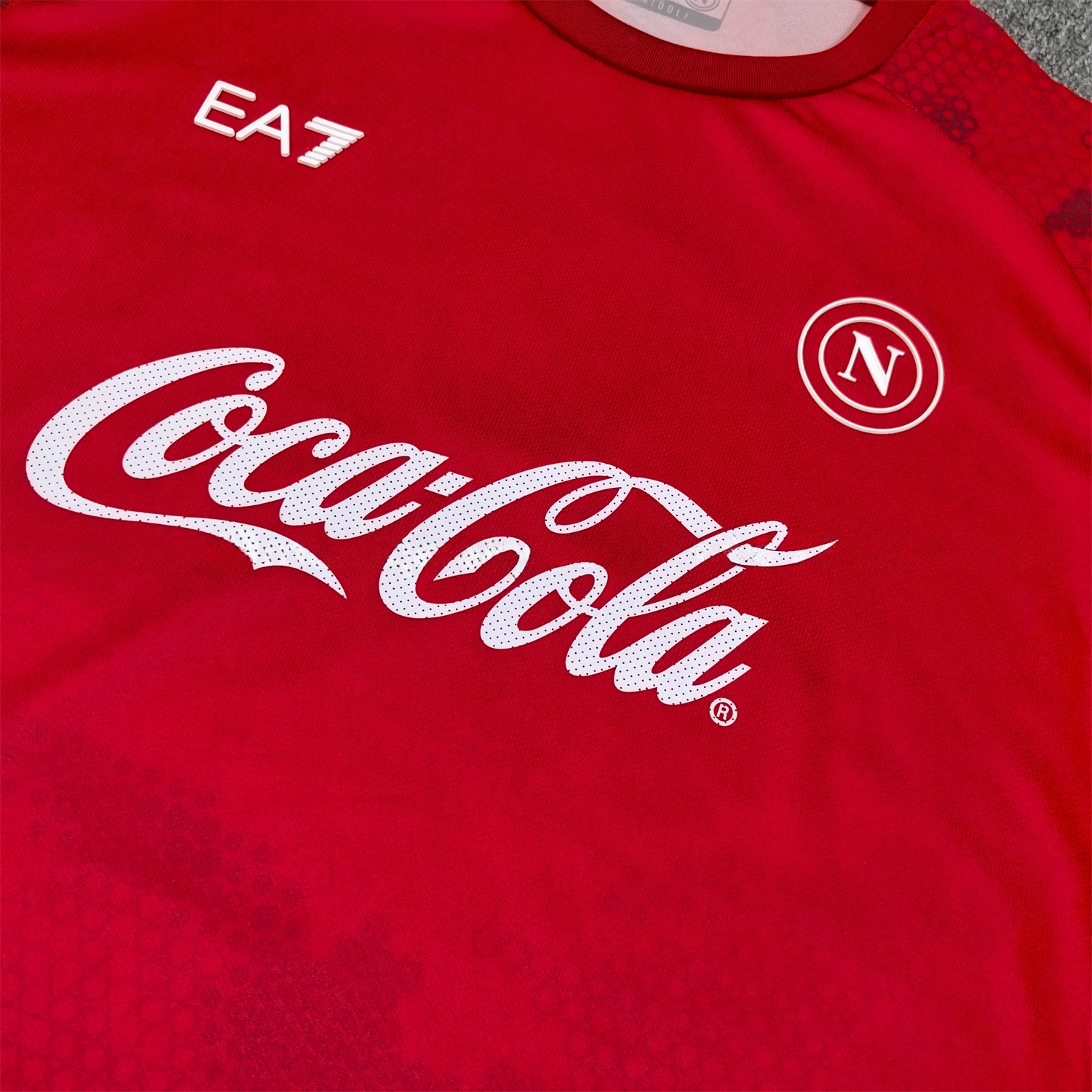 Napoli 24-25 Red Pre-Match Training Jersey - Fans Version - ReplicasJersey