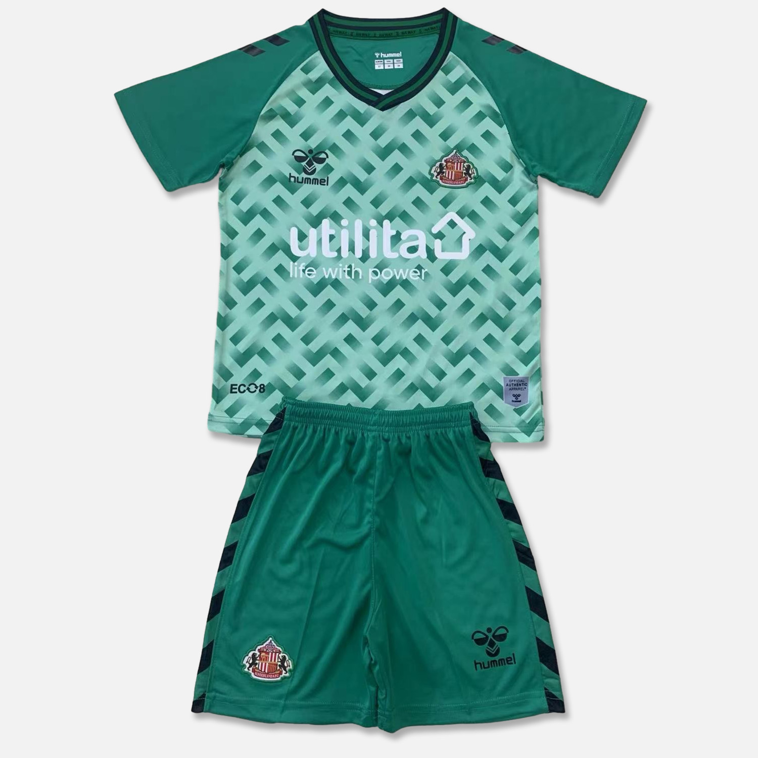 Sunderland 24-25 Green GK Home Kids Kit - ReplicasJersey