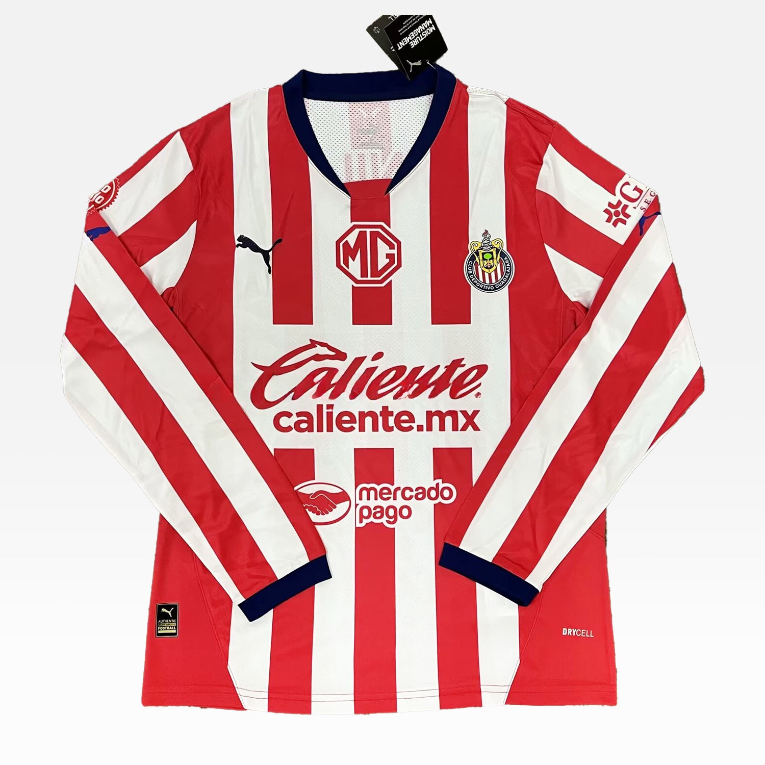Chivas de Guadalajara 24-25 Home Long Sleeve Jersey - Fans Version - ReplicasJersey