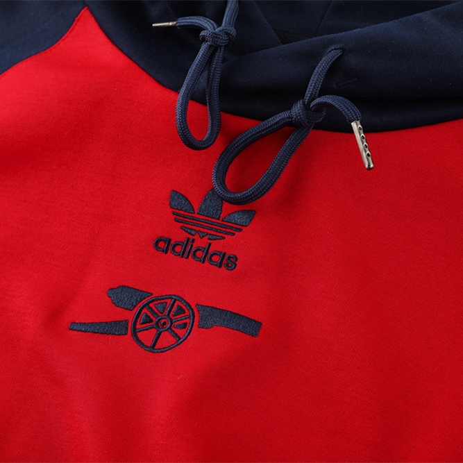 Arsenal 24-25 Originals LFSTLR Training Hoodie Set - Red Hoodie and Deep Blue Pants - ReplicasJersey