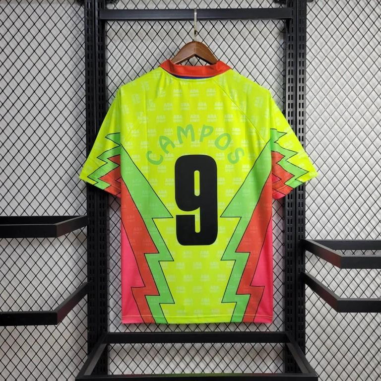 Retro Mexico 1995 Goalkeeper Green Jersey - ReplicasJersey