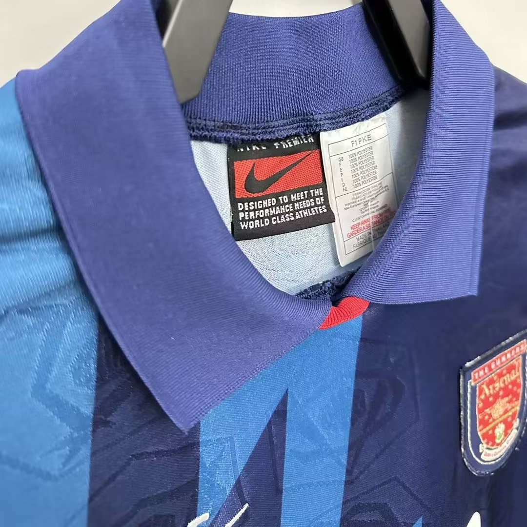 Arsenal Retro 95-96 Away Long Sleeve Jersey - ReplicasJersey