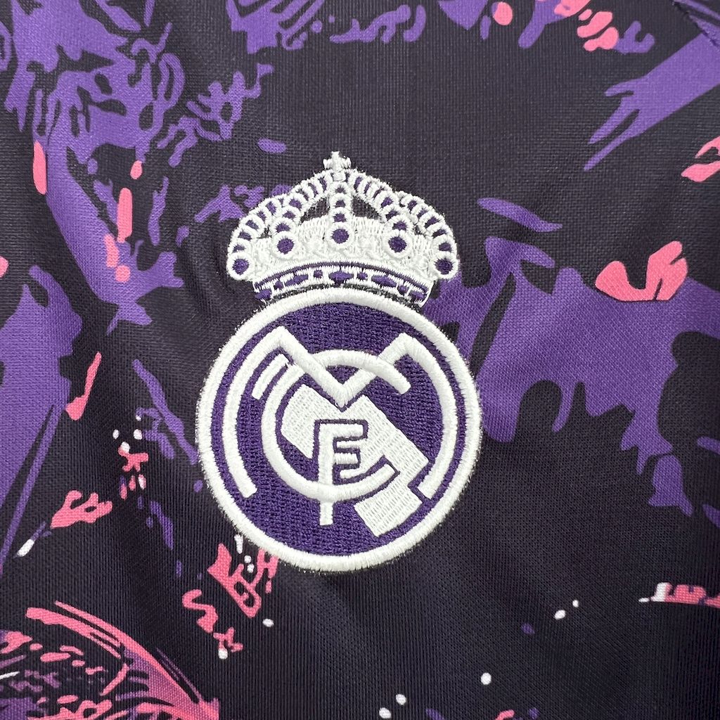 Real Madrid 24-25 Pink & Purple & Black Special Edition Jersey - ReplicasJersey