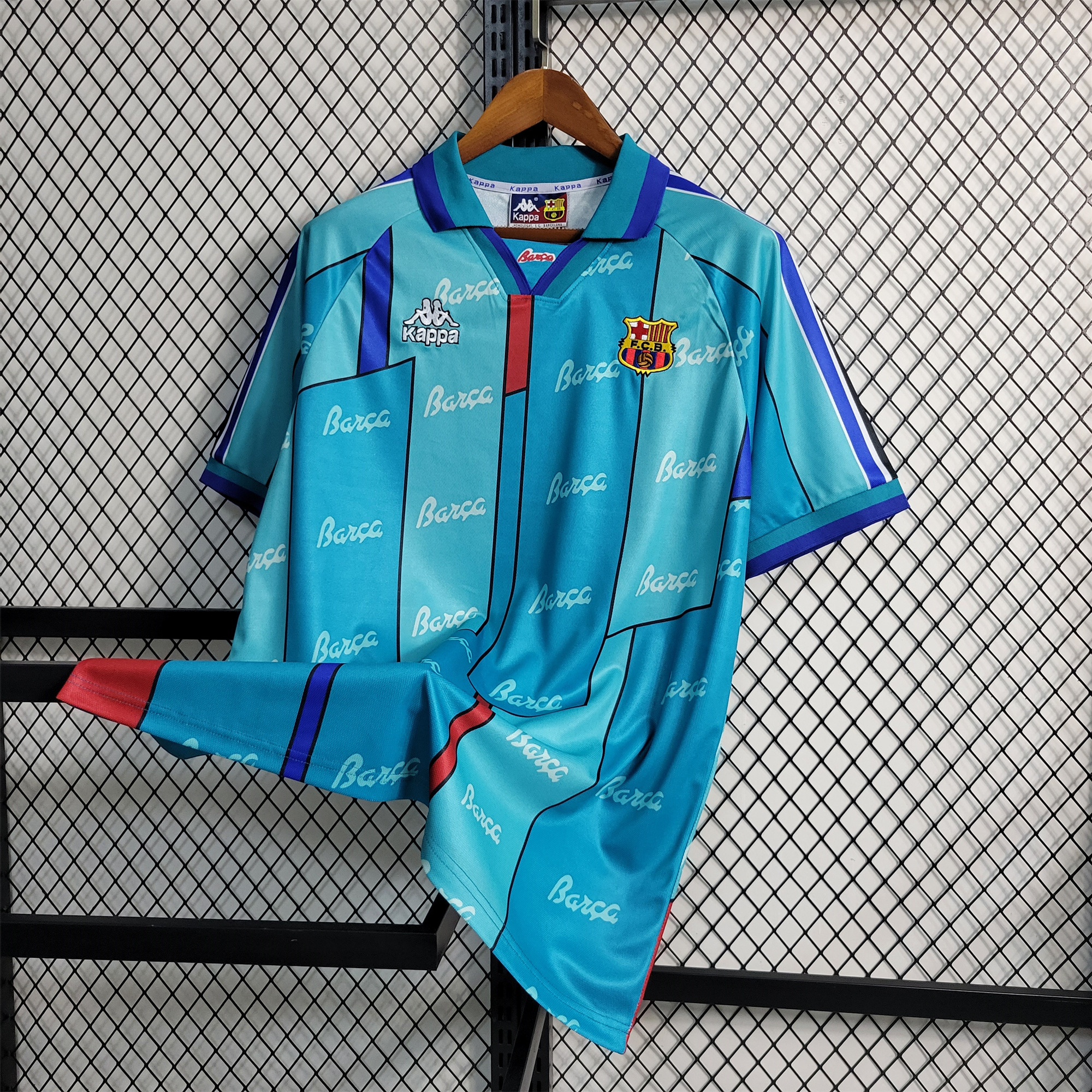 B.A.R.S.A Retro 95-97 Away Stadium Jersey - ReplicasJersey