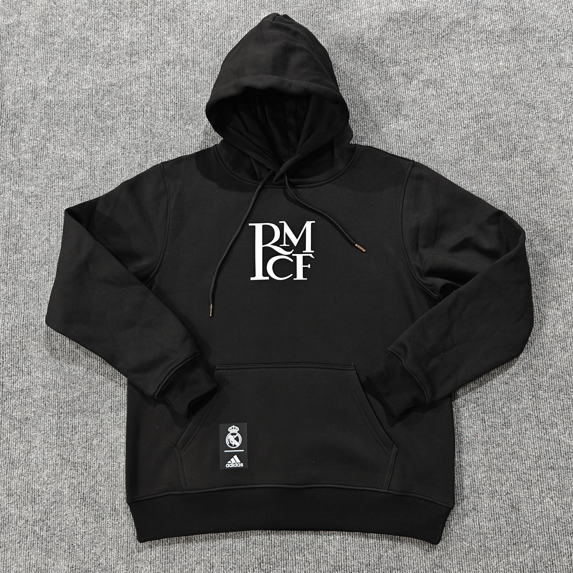 Real Madrid 24-25 RMCF Concept Hoodie - Black - ReplicasJersey