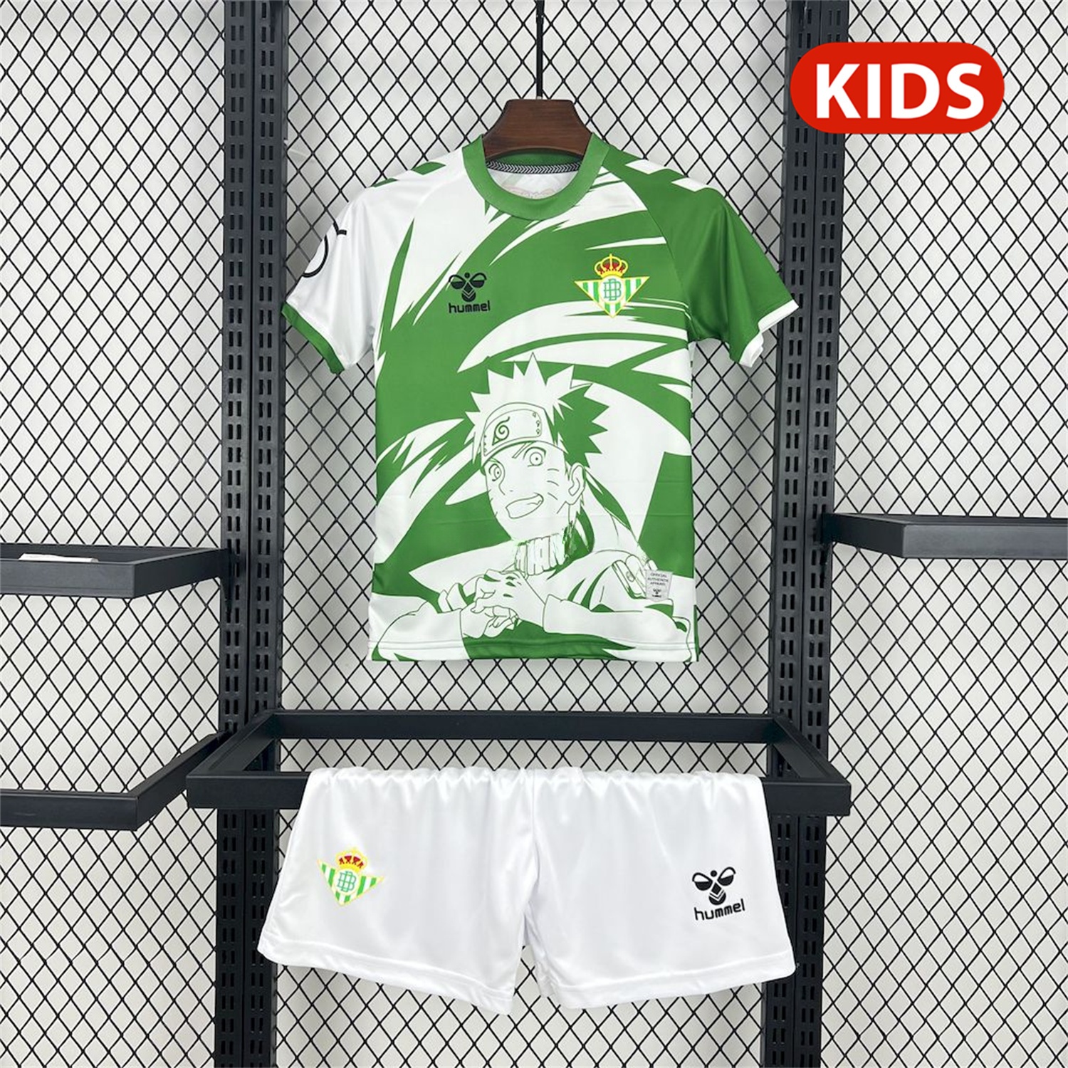 Real Betis 25-26 NARUTO Special Edition Kids Kit - ReplicasJersey