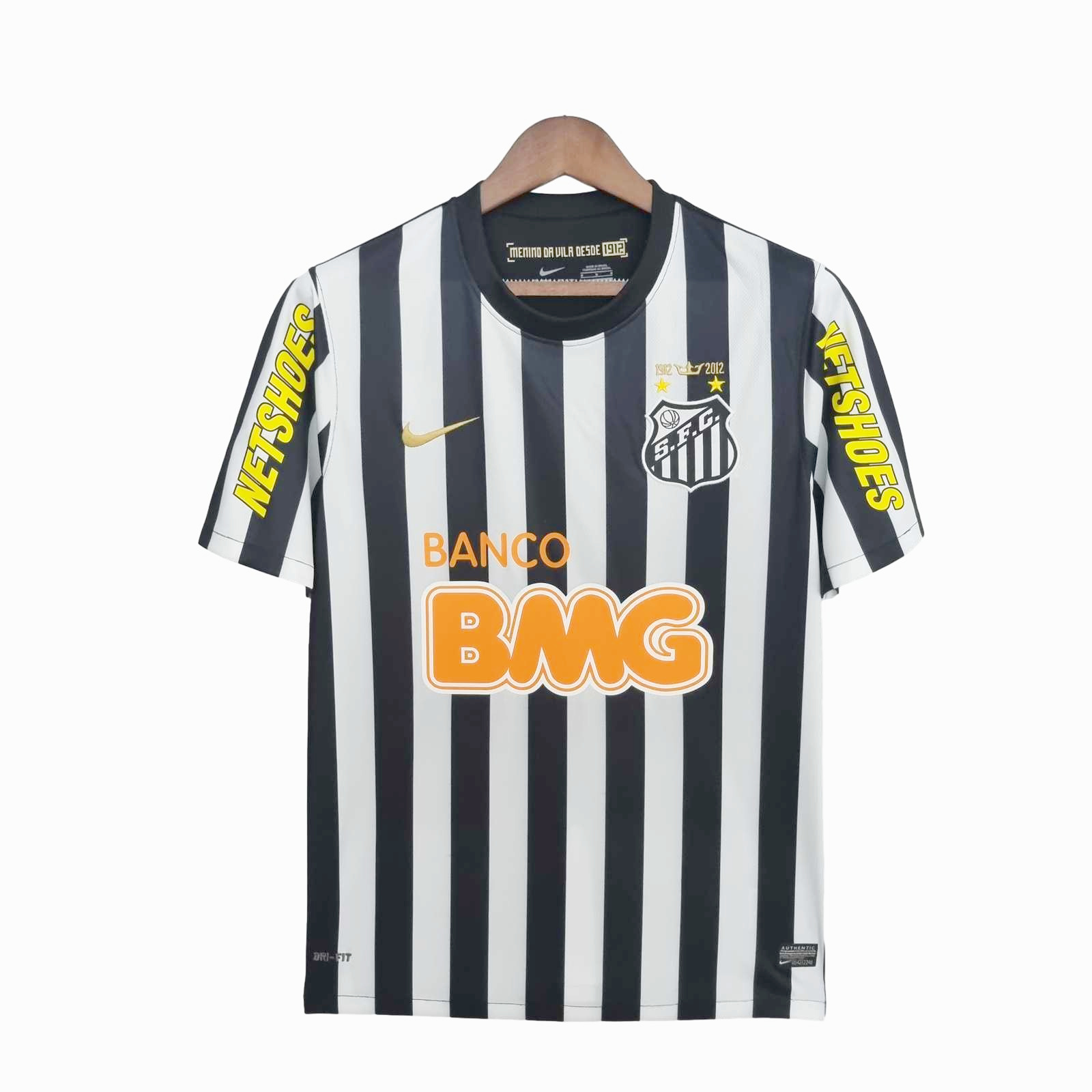 Retro Santos 2012 Away Stadium Jersey - ReplicasJersey