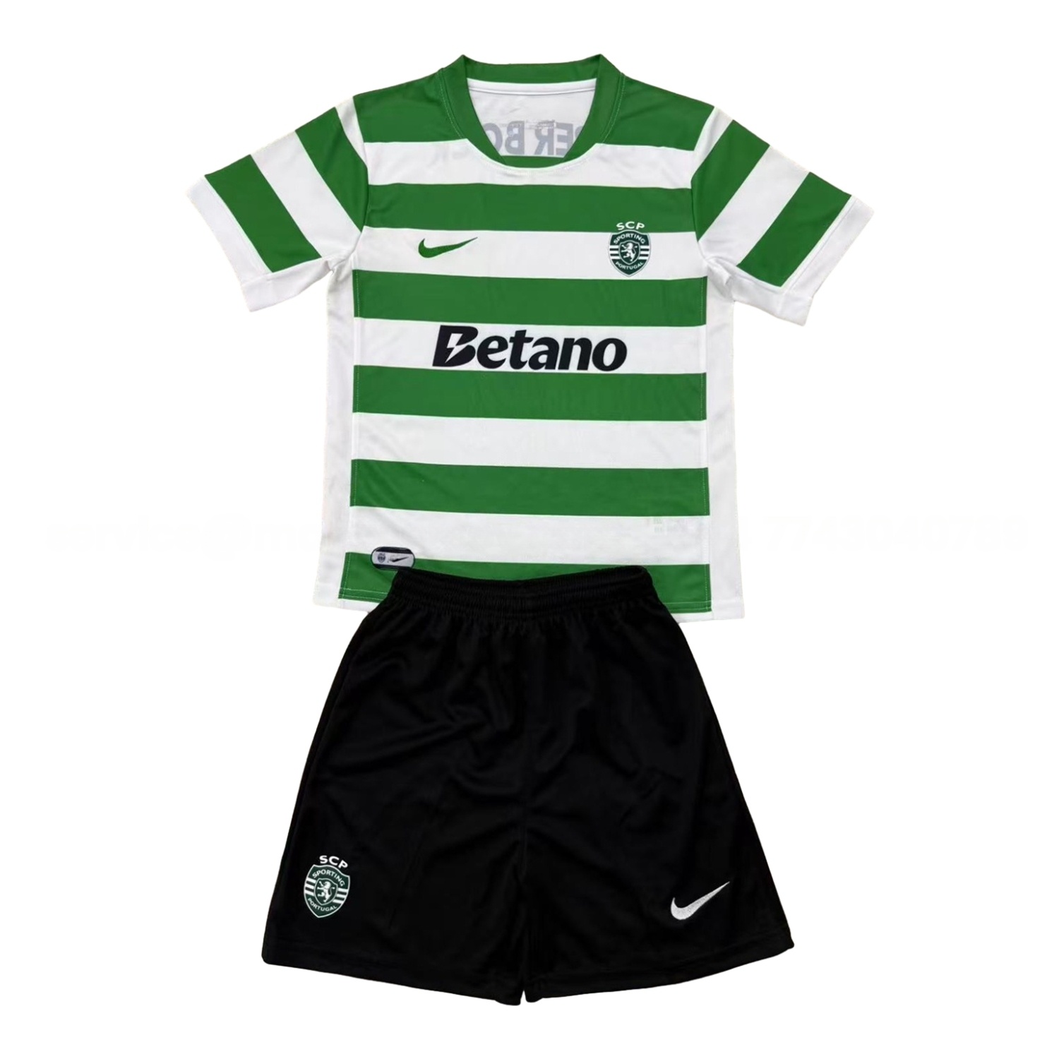 Sporting CP 25-26 Home Men's Adult Jersey Set - Fans Version - ReplicasJersey