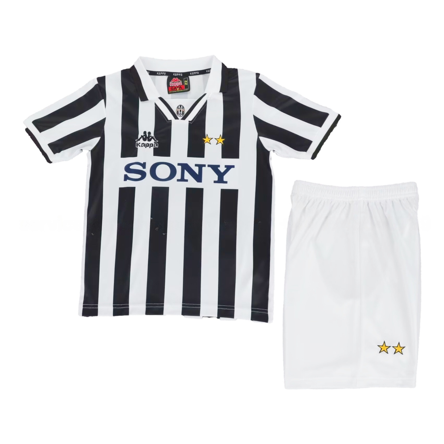 Retro Juventus 1995-97 Home Kids Kit - ReplicasJersey