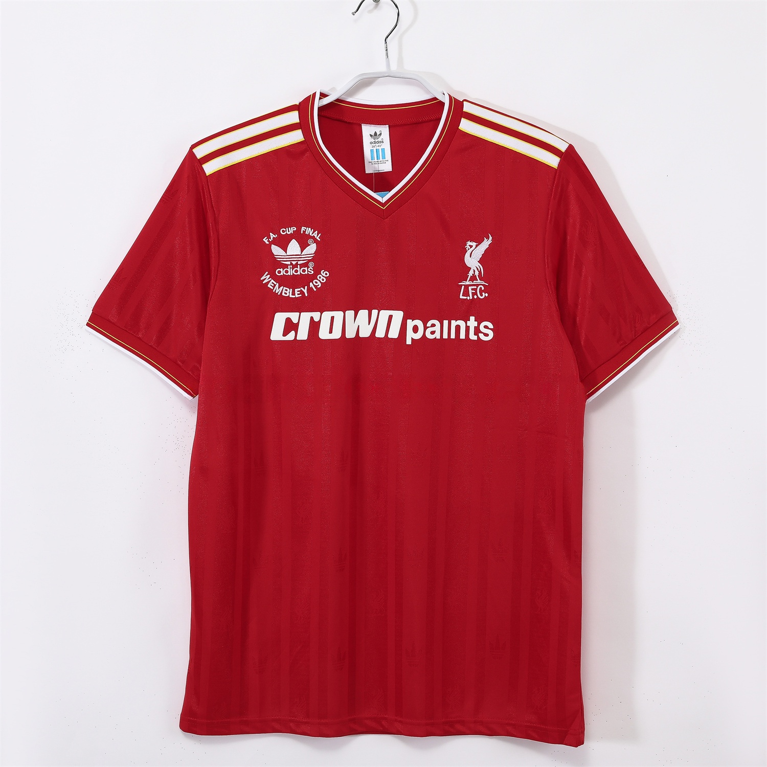 Retro Liver.pool 1985-86 Home Jersey - FA CUP FINAL Version - ReplicasJersey