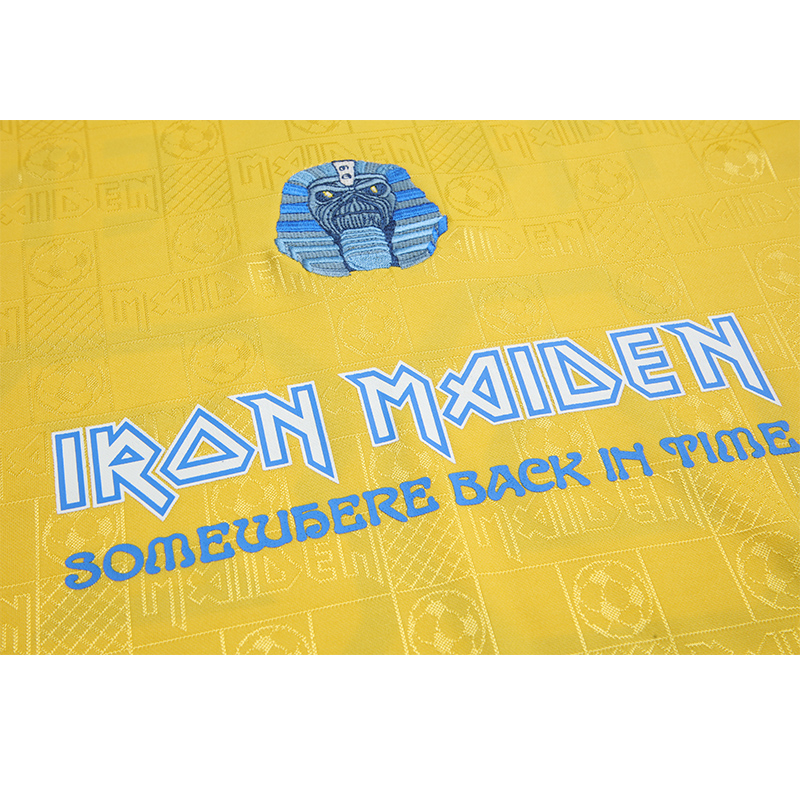 Retro Iron Maiden 2008 Yellow Jersey - ReplicasJersey