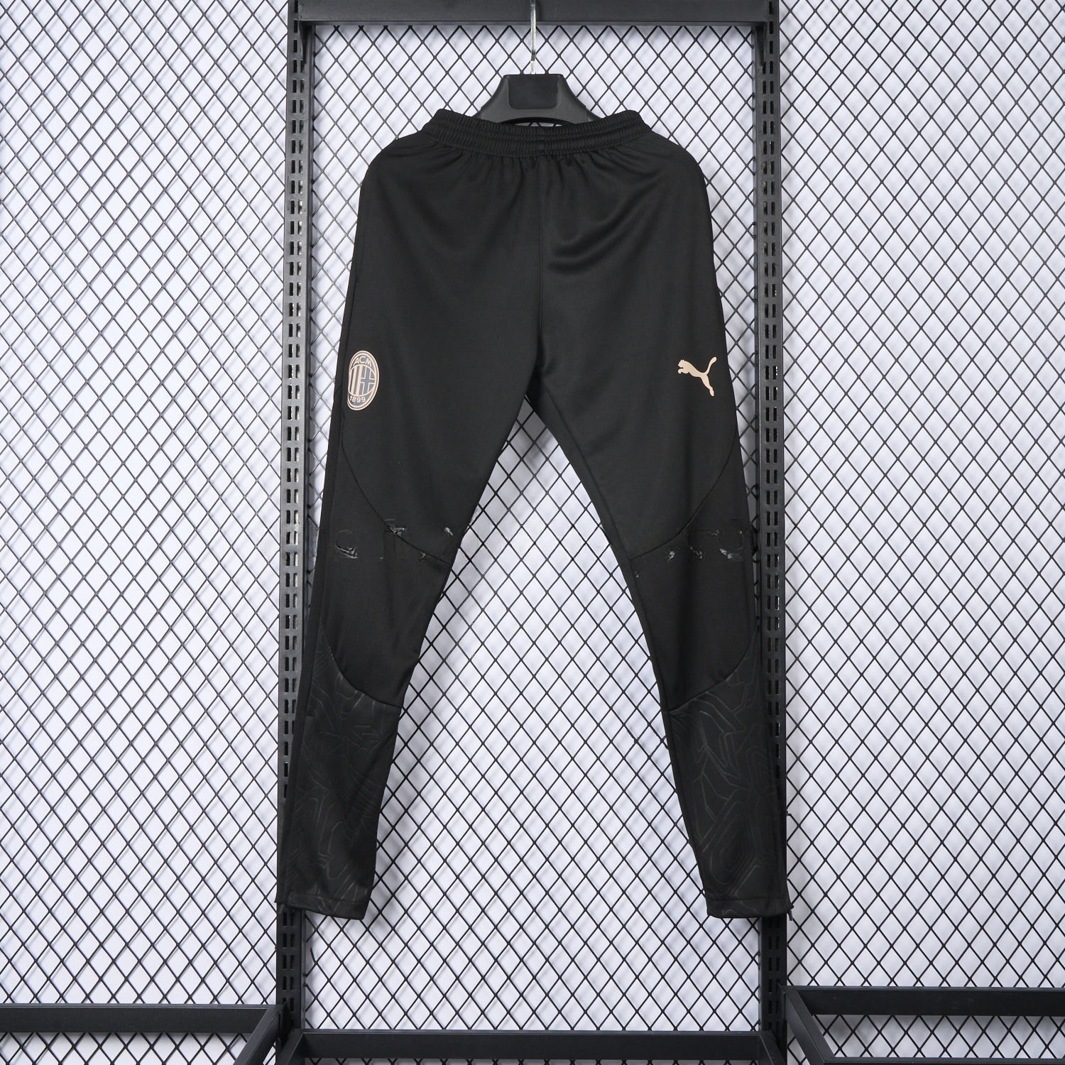 AC Milan 24-25 Black Training Pants - Player Version - ReplicasJersey