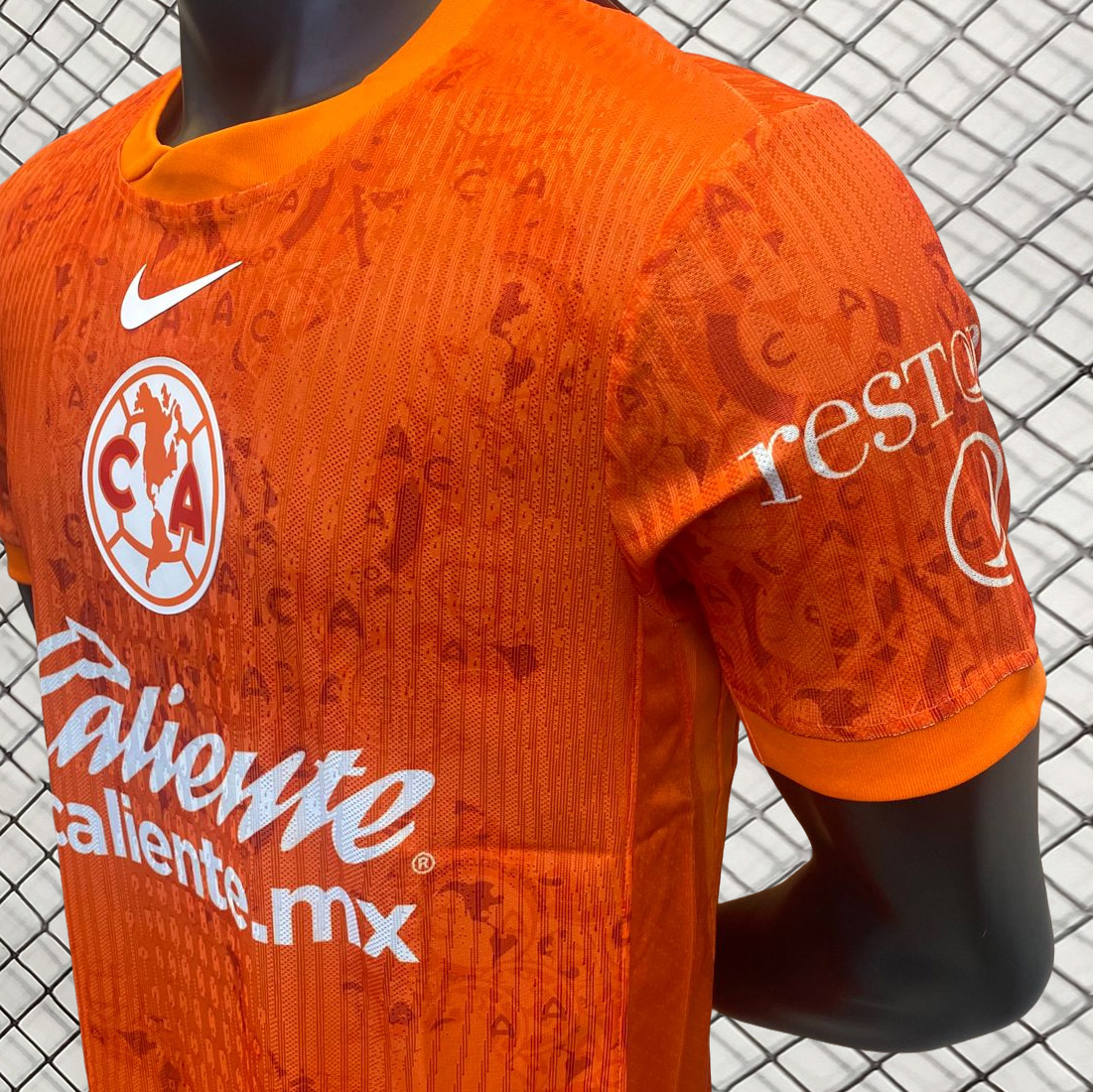 Club América 24-25 Orange Goalkeeper Jersey - Player Version - ReplicasJersey
