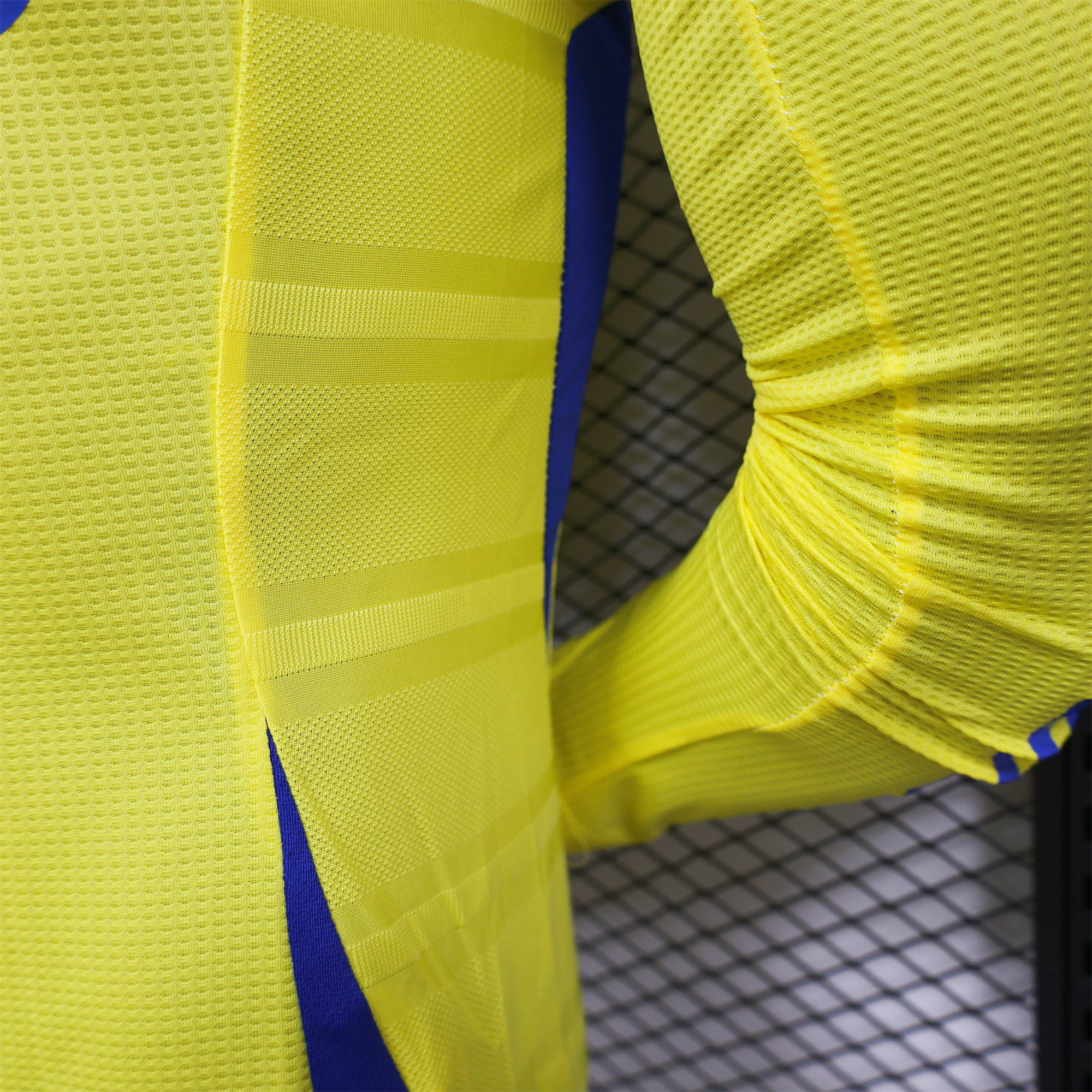 Al Nassr Riyadh Victory 24-25 Home Long Sleeve Jersey - Player Version - ReplicasJersey