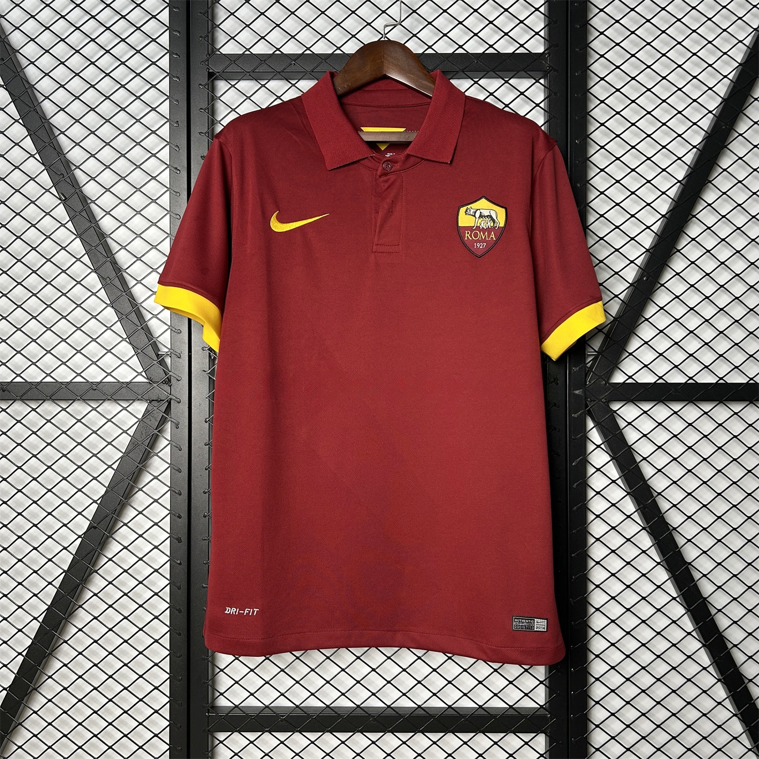 Retro Roma 2014-15 Home Jersey - ReplicasJersey