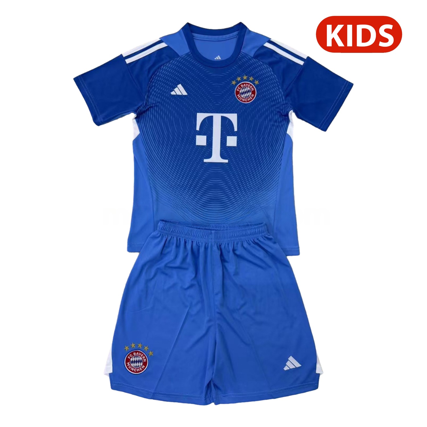 Bayern Munich 25-26 Blue Goalkeeper Kids Kit - ReplicasJersey