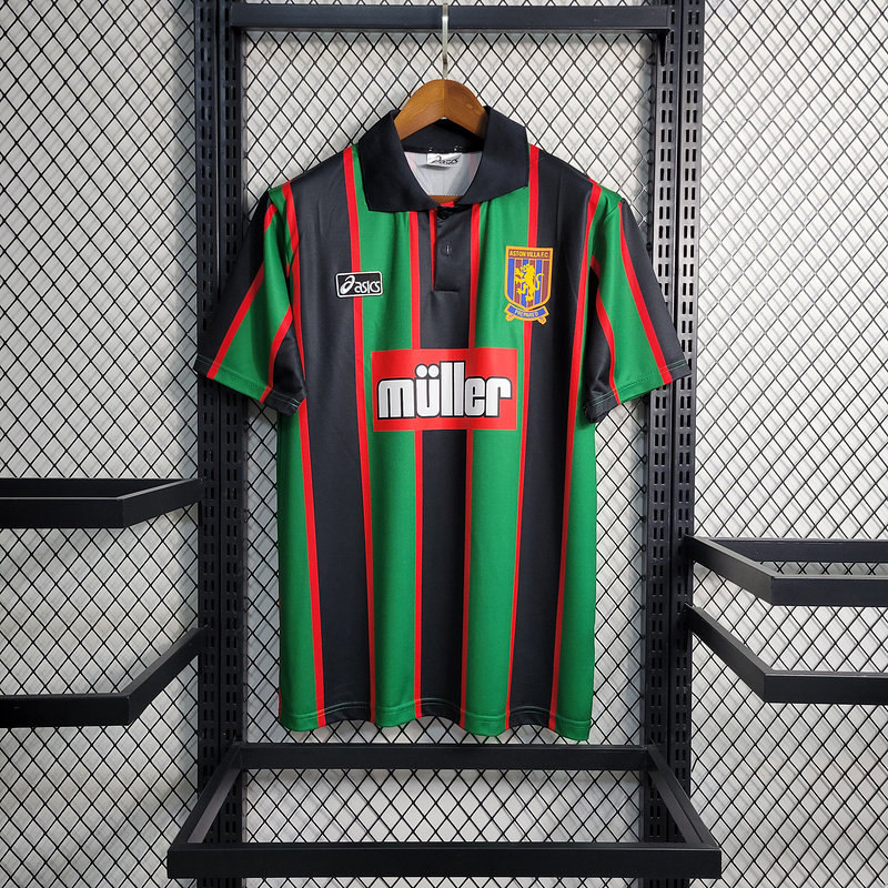 Retro Aston Villa 1993-95 Away Jersey - ReplicasJersey