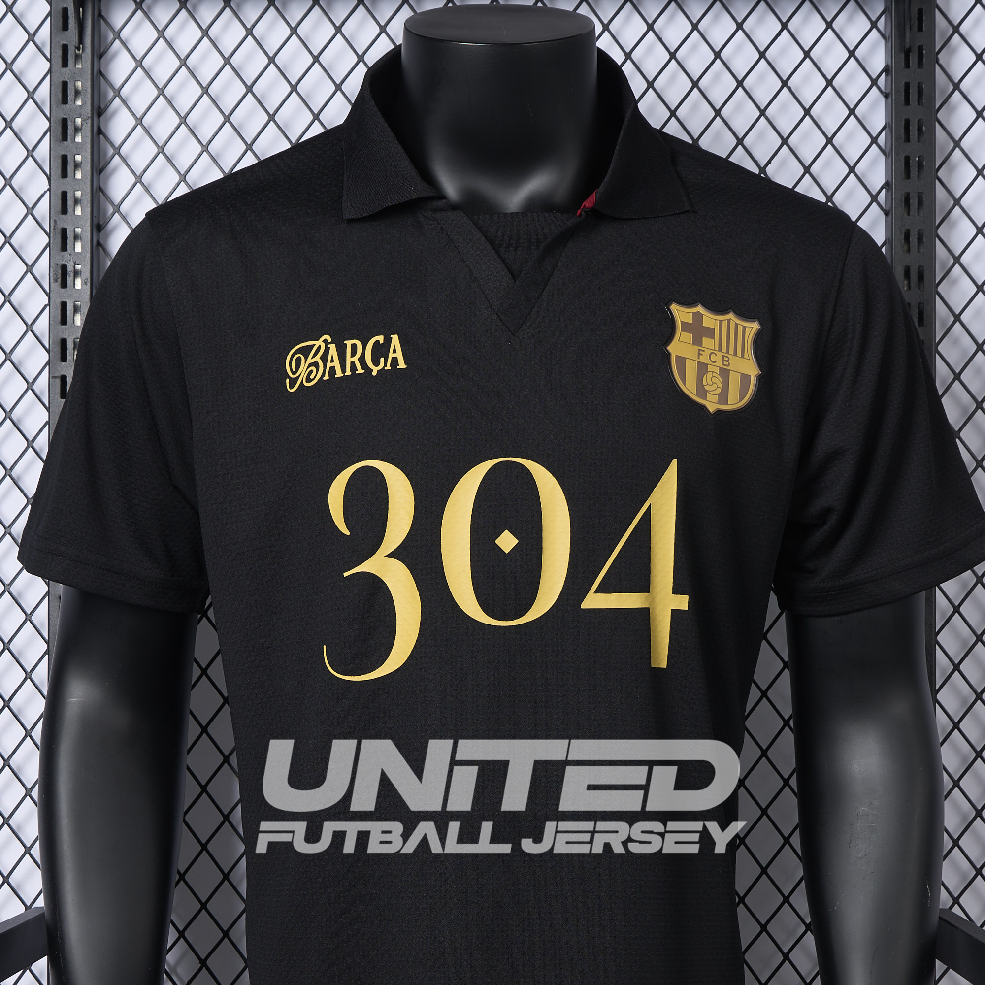 B.A.R.S.A 24-25 Yamal Anniversary Black Jersey - Player Version - ReplicasJersey
