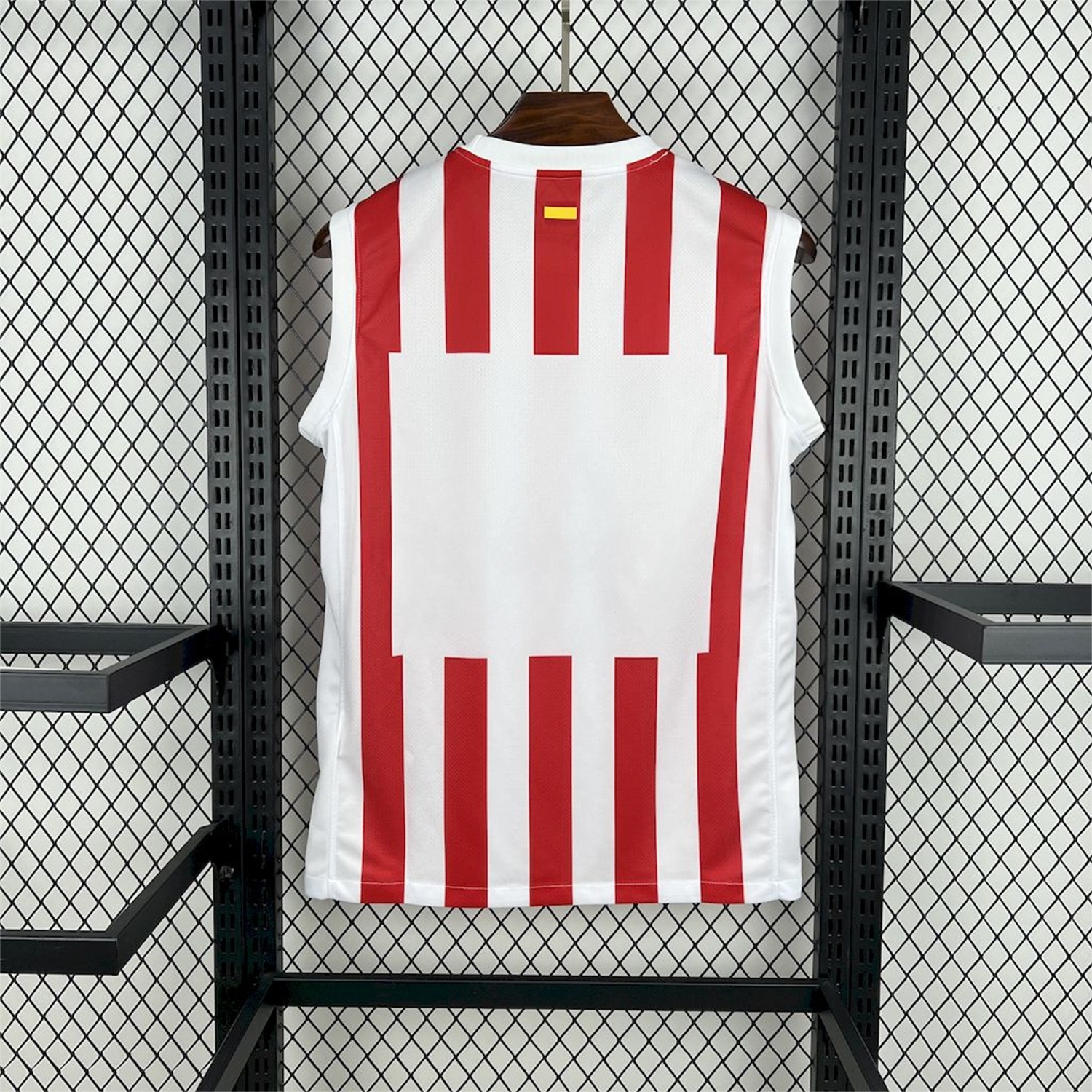 Atletico Madrid 25-26 Home Unsponsored Training Vest - Fans Version - ReplicasJersey