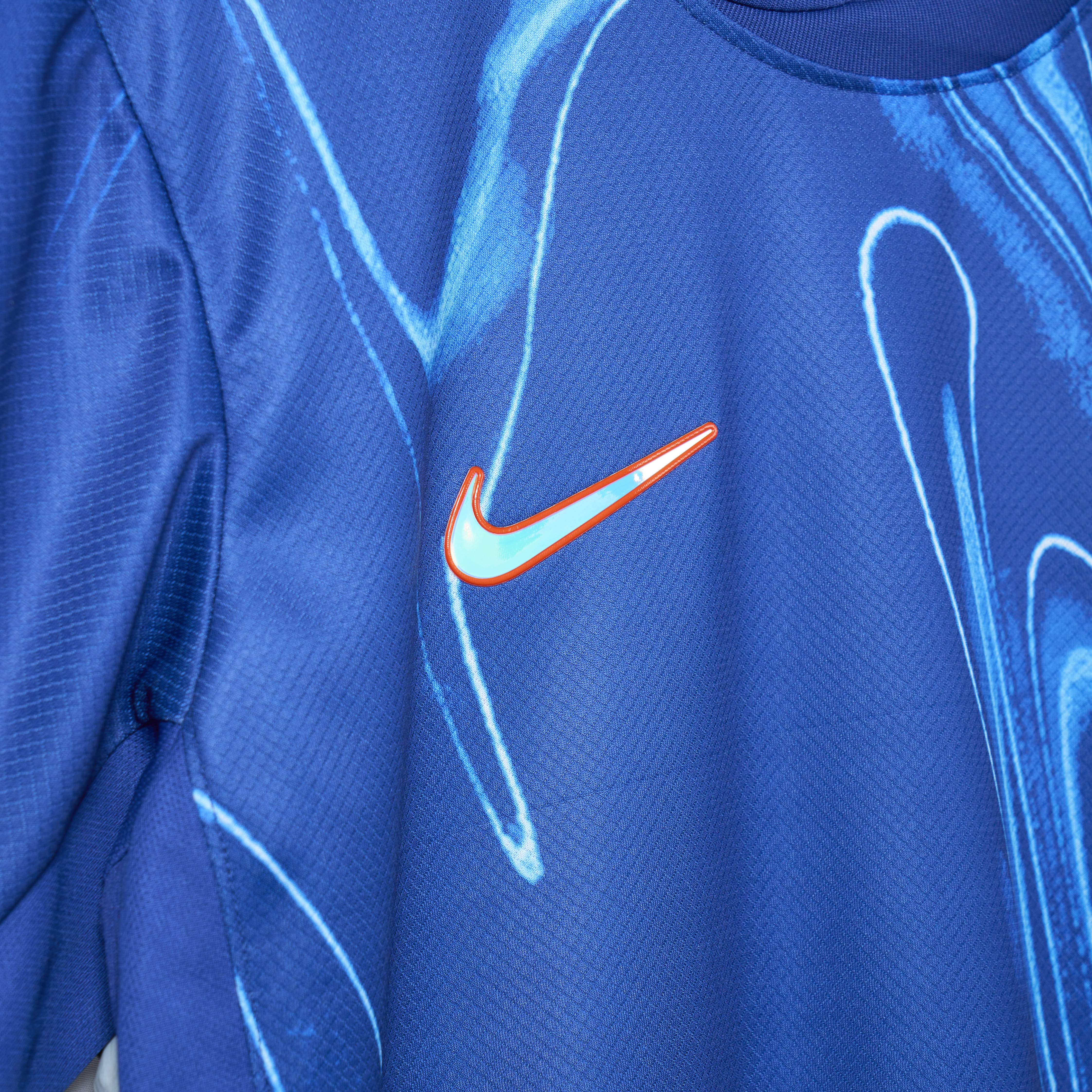 C.H.E.L.S.E.A 24-25 Home Stadium Jersey With Chest Advertisement - Fans Version - ReplicasJersey