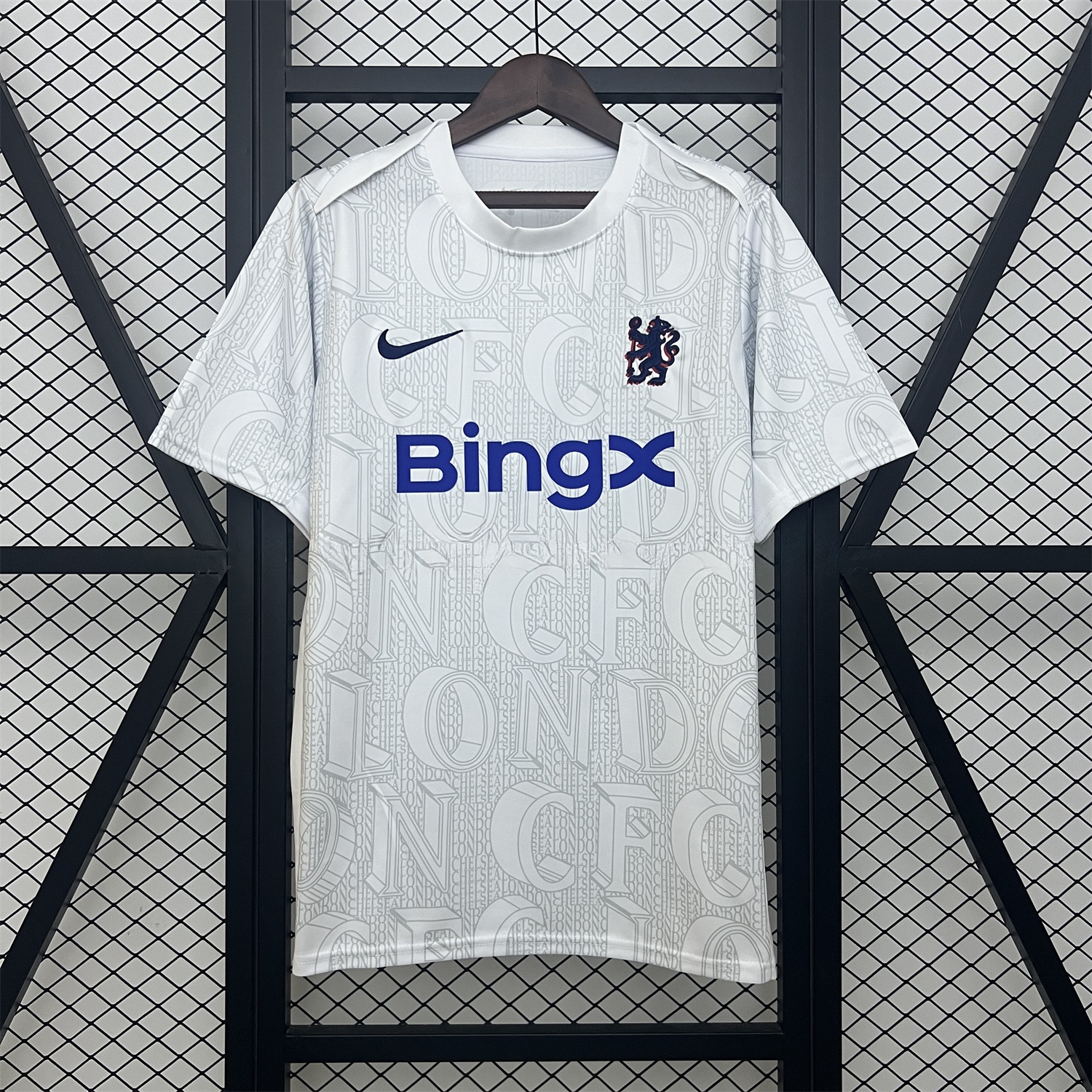 C.H.E.L.S.E.A 25-26 White Pre-Match Training Jersey - Fans Version - ReplicasJersey