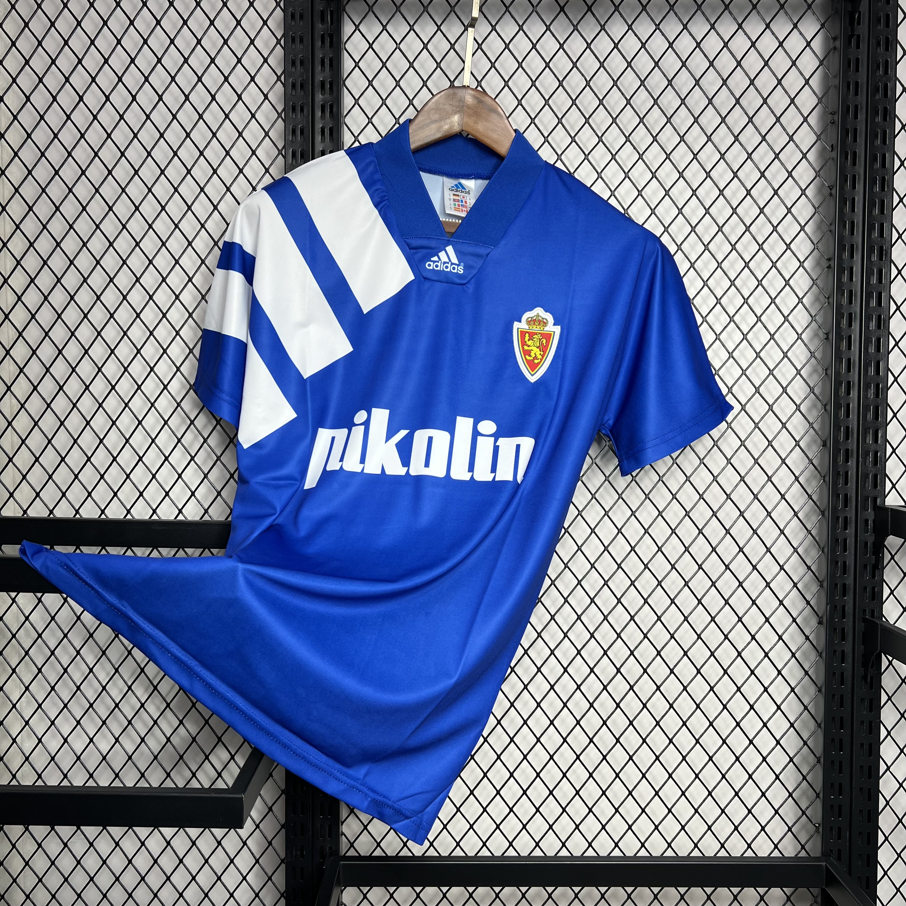 Retro Real Zaragoza 1992-93 Away Jersey - ReplicasJersey
