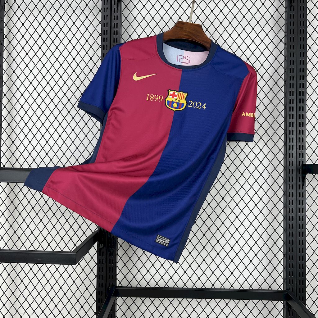 B.A.R.S.A 24-25 Home Unsponsored 125th Anniversary Jersey - Fans Version - ReplicasJersey