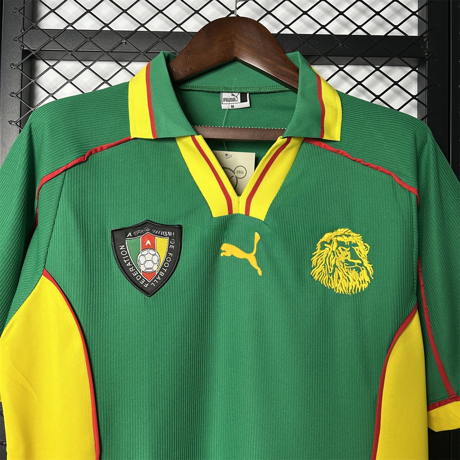 Retro Cameroon 1998 Home Jersey - ReplicasJersey
