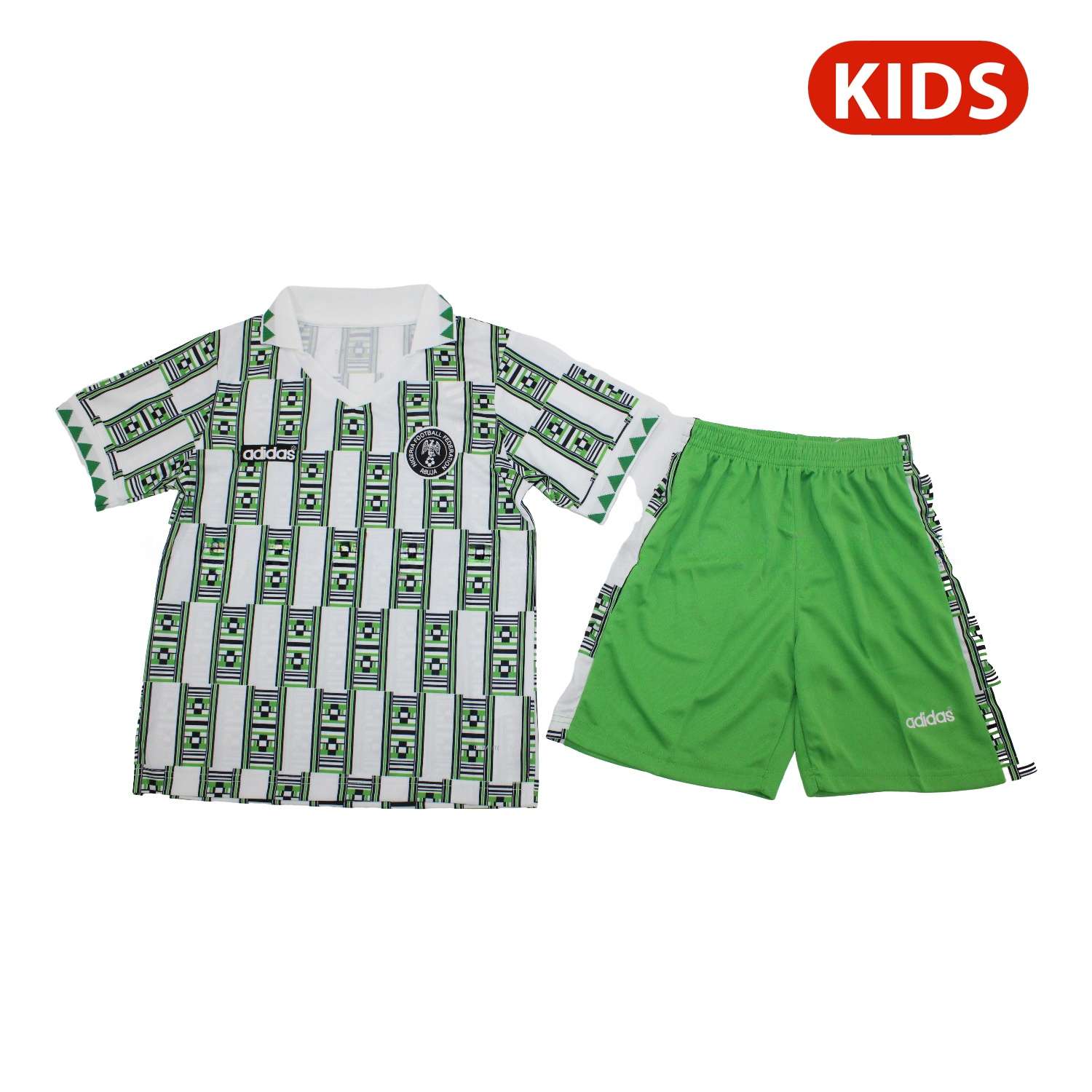 Retro Nigeria 1994 Away Kids Kit - ReplicasJersey