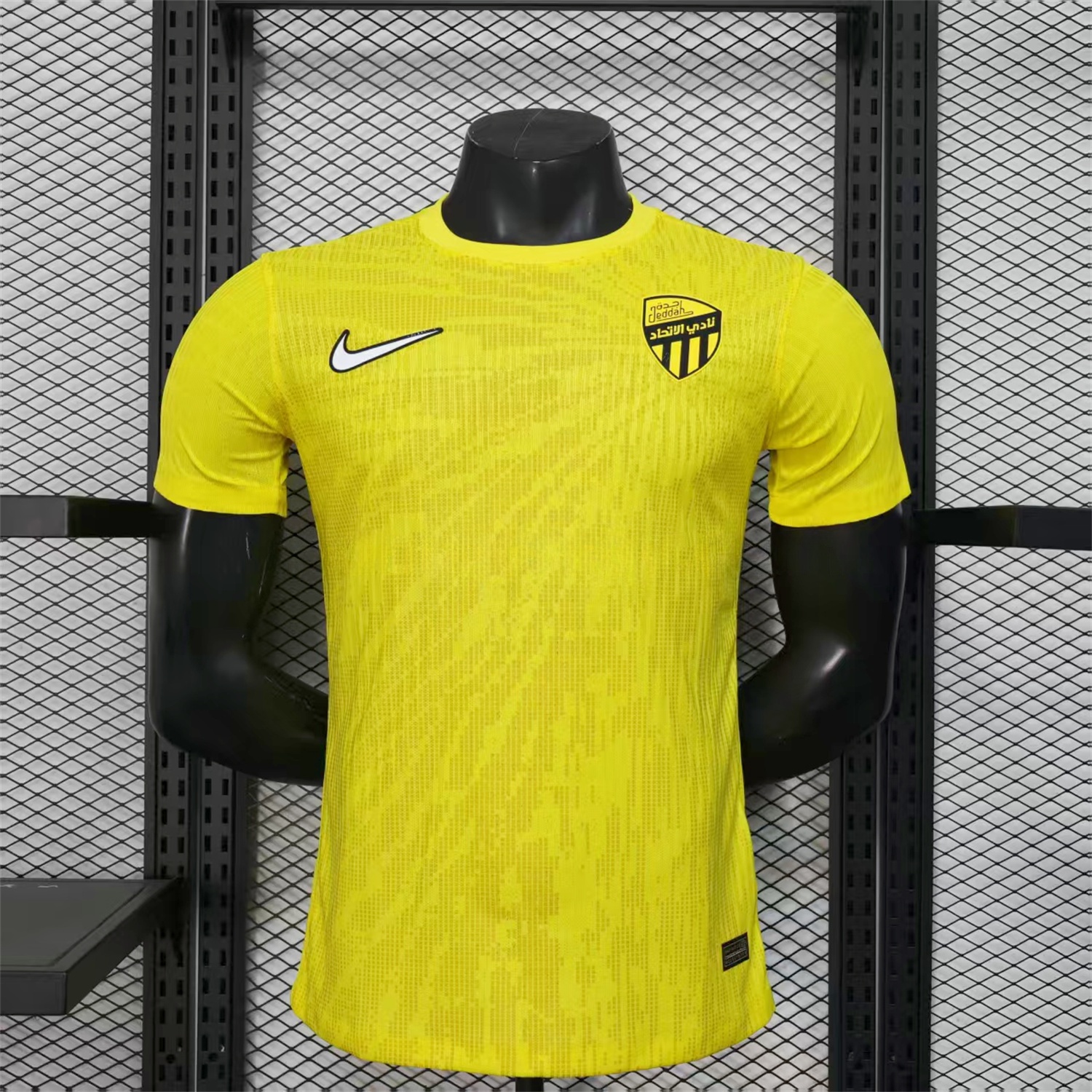 Al Ittihad Jeddah United 24-25 Pre-Match Yellow Jersey - Player Version - ReplicasJersey