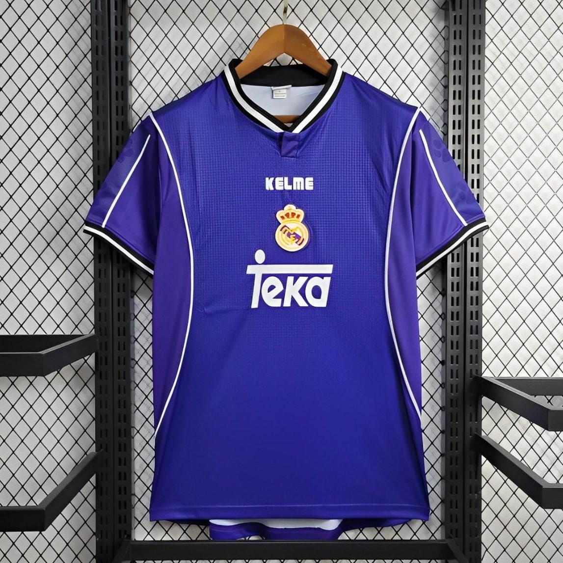 Retro Real Madrid 1997-98 Away Jersey - ReplicasJersey