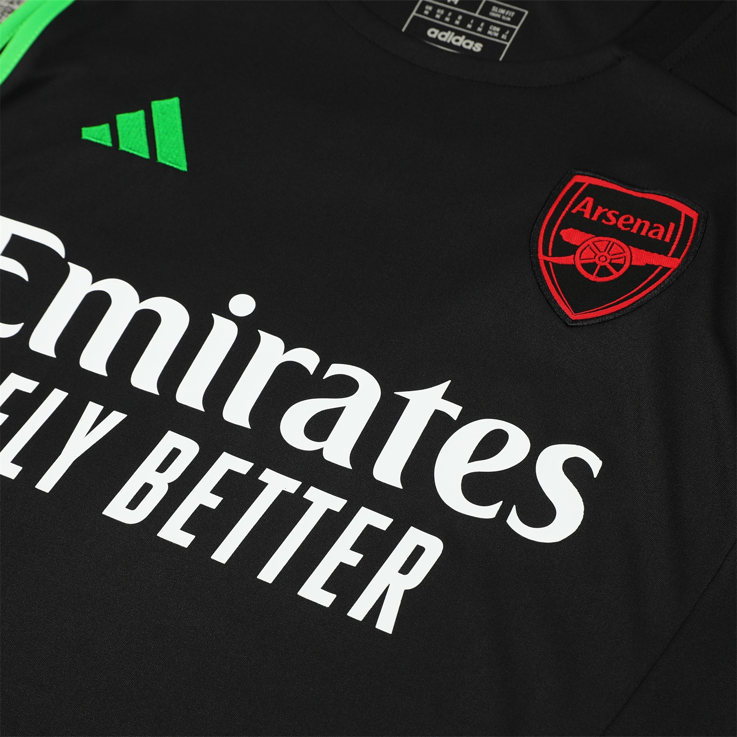 Arsenal 24-25 Vest Training Set - Black - ReplicasJersey