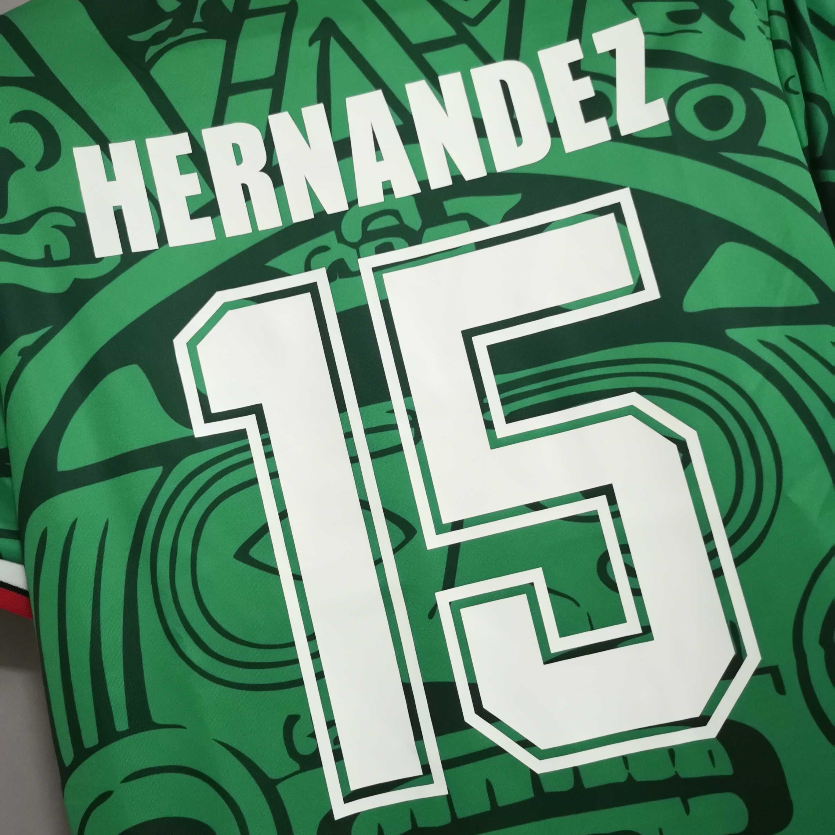 Retro Mexico 1998 Home Jersey - ReplicasJersey