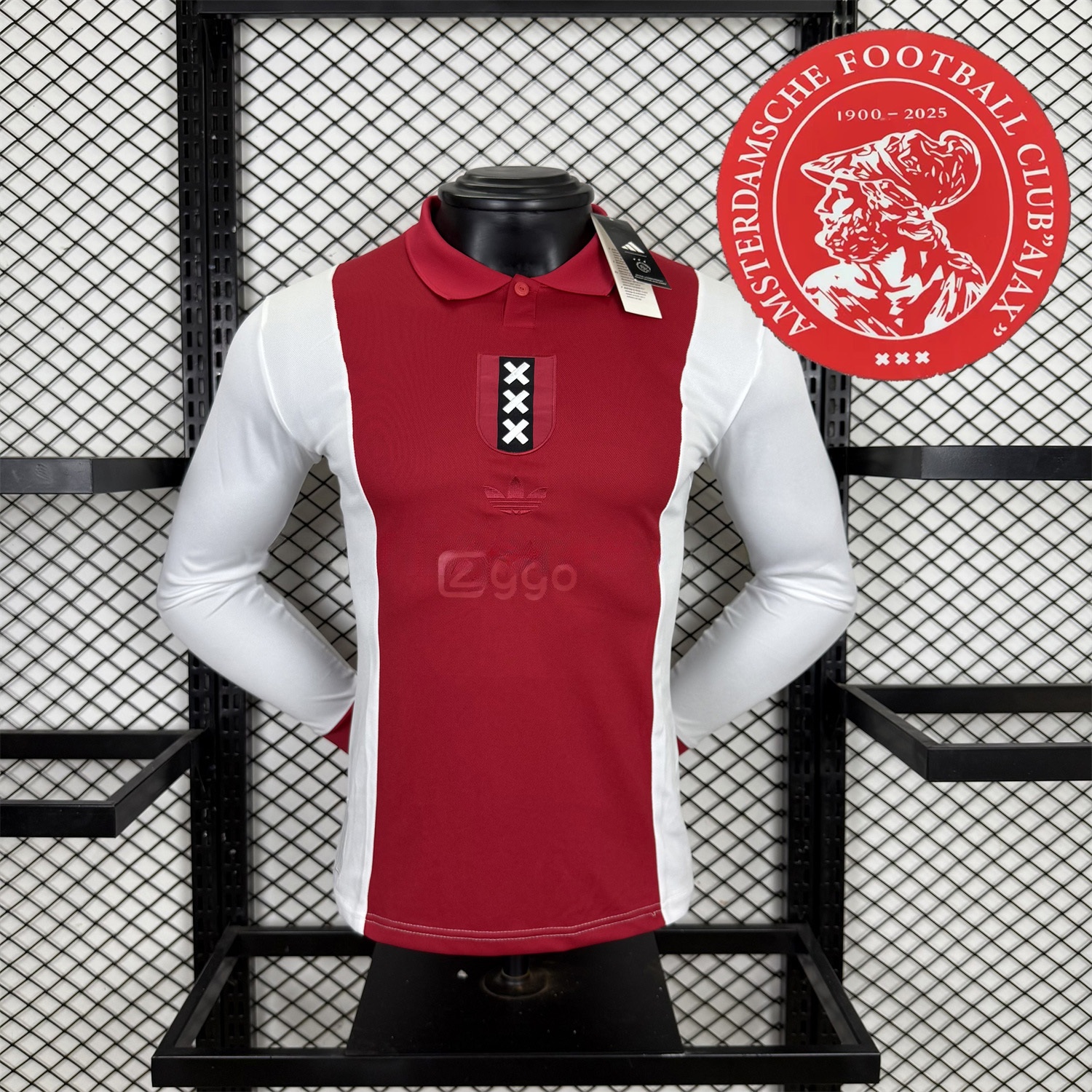 Ajax 2025 125-Year Anniversary Long Sleeves Jersey - Player Version - ReplicasJersey