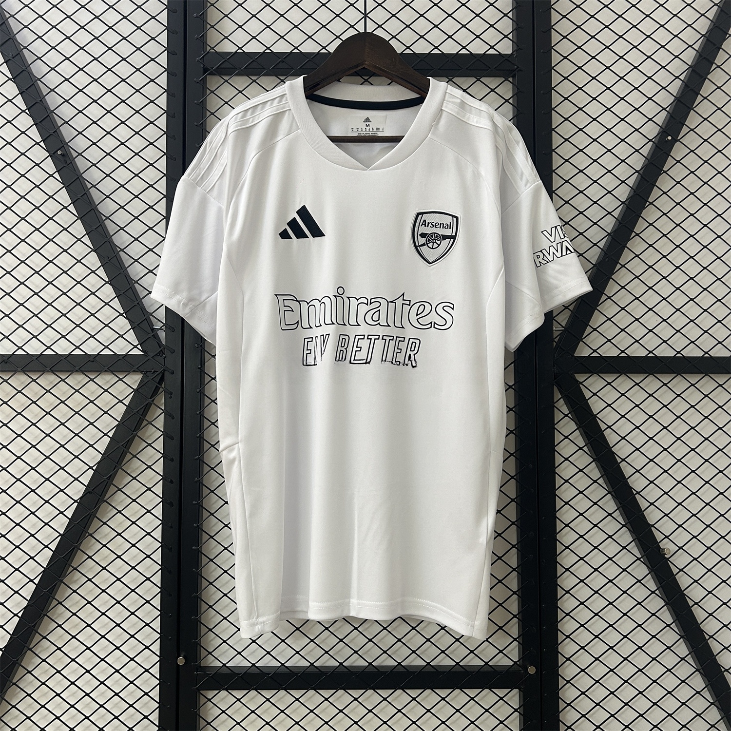 Arsenal 24-25 No More Red White Special Edition Jersey - Fans Version - ReplicasJersey